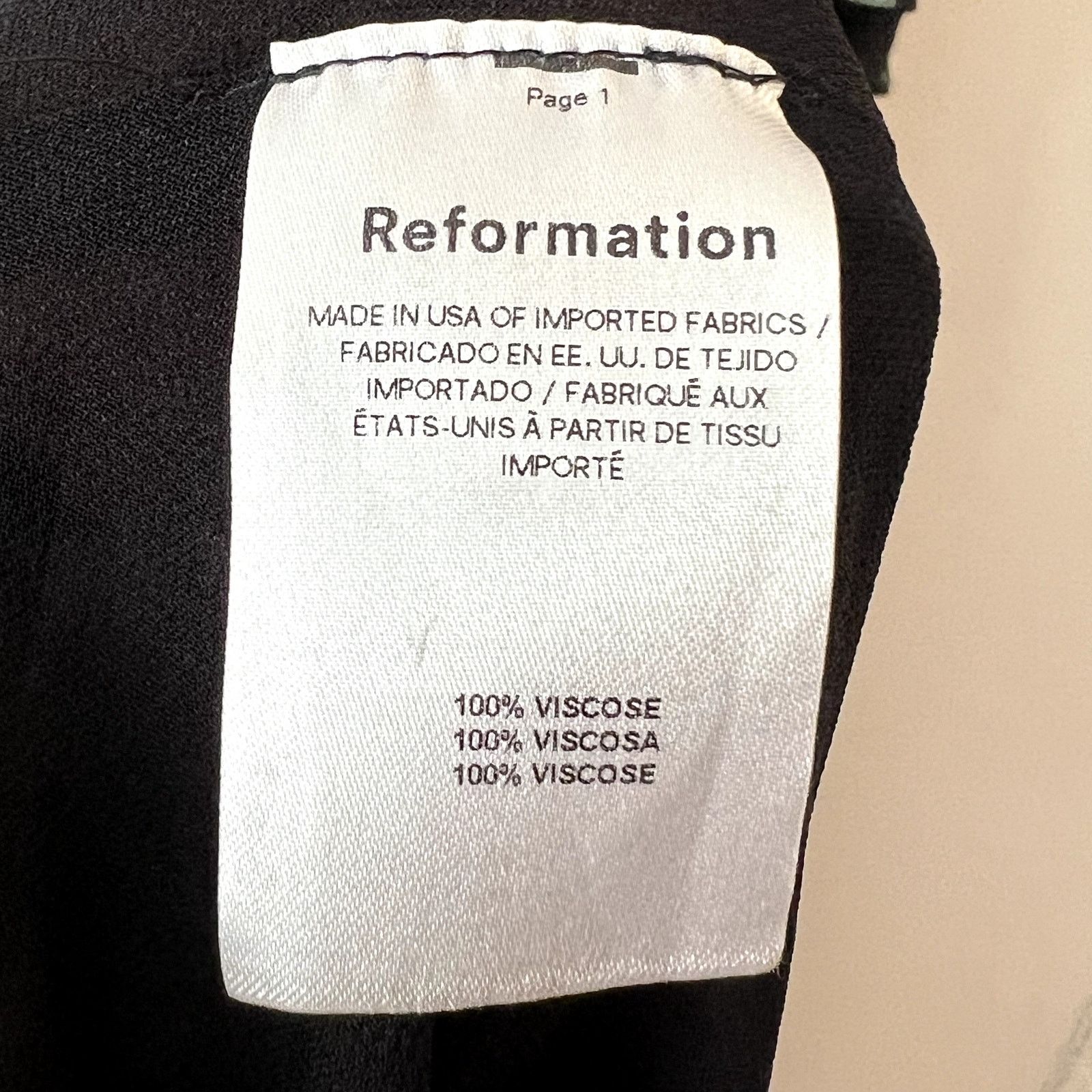 Reformation Reformation Elysia Maxi Dress Consuelo black floral Size XS / US 0-2 / IT 36-38 - 7 Thumbnail