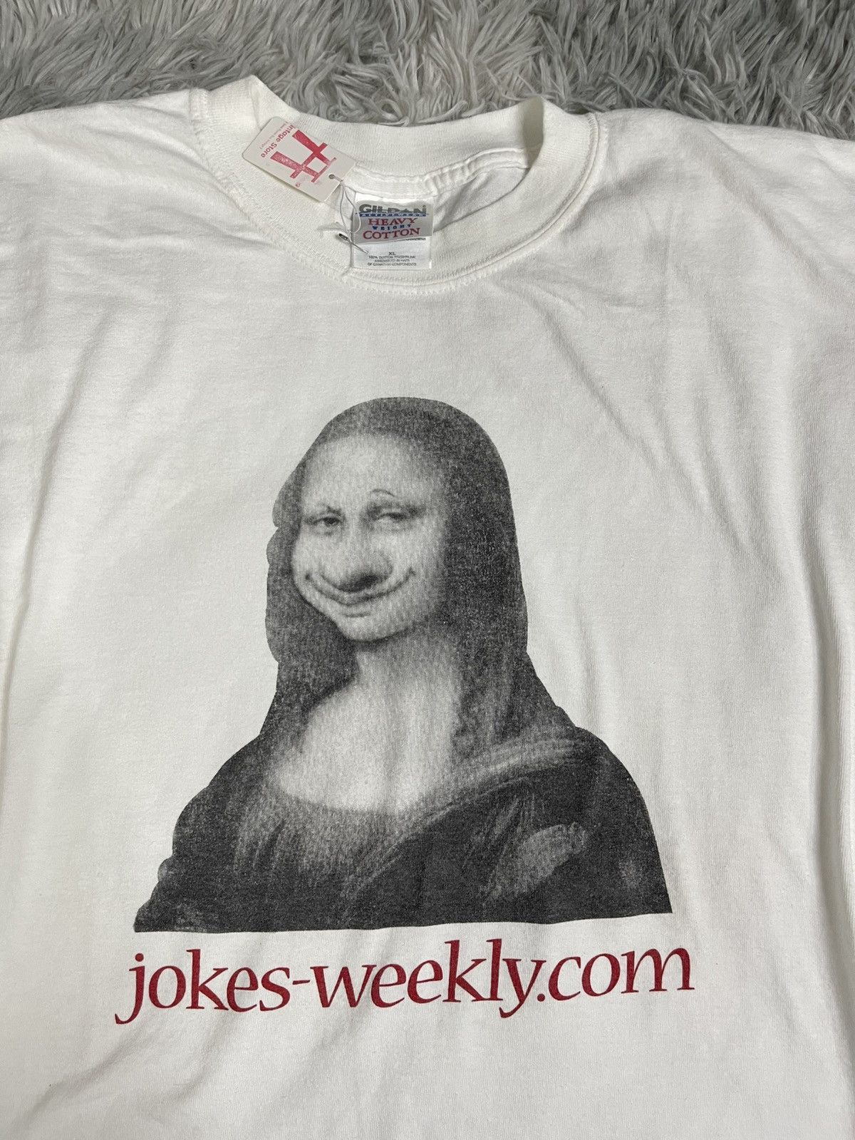 Arts & Science Vintage Early 2000's Mona Lisa Jokes Weekly Tees Size US XL / EU 56 / 4 - 3 Thumbnail