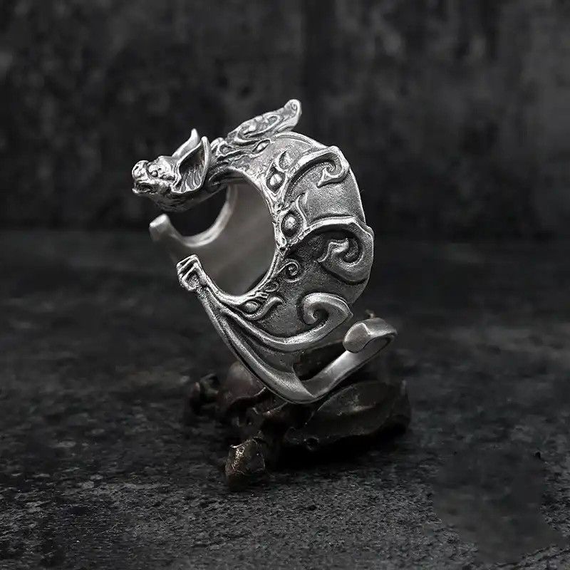 Jewelry × Vintage Vintage Relief Pipistrellus Flapping Bats Ring Size ONE SIZE - 3 Thumbnail