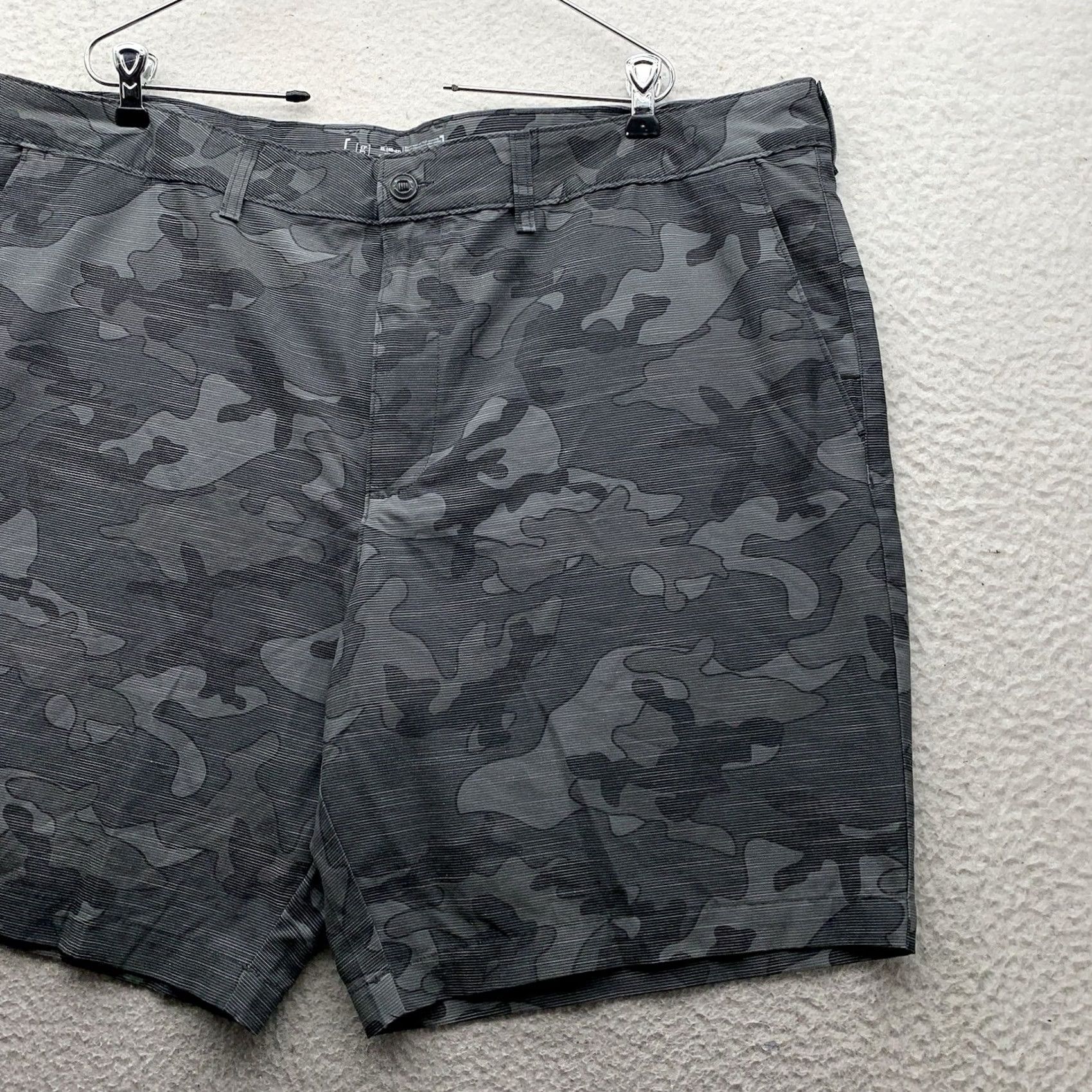 George George Hybrid Swim Shorts Mens XL Gray Camo 9" Golf Summer Beach Pool Dad Size US 36 / EU 52 - 3 Thumbnail