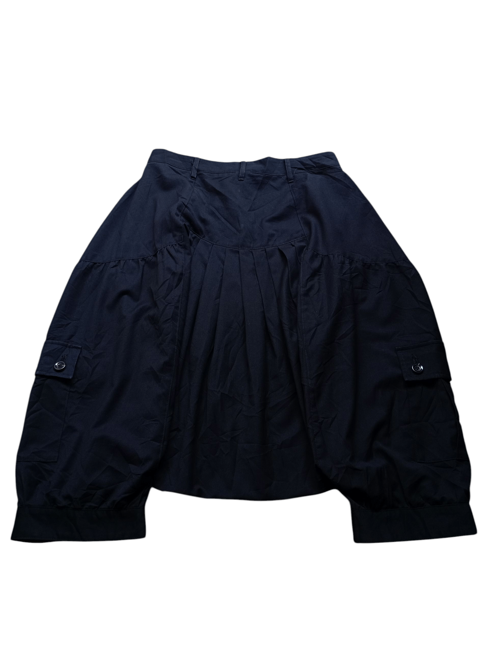 Japanese Brand 2000s Gadged Grow Sarouel Pants style Comme des garcons Size 29" - 2 Thumbnail