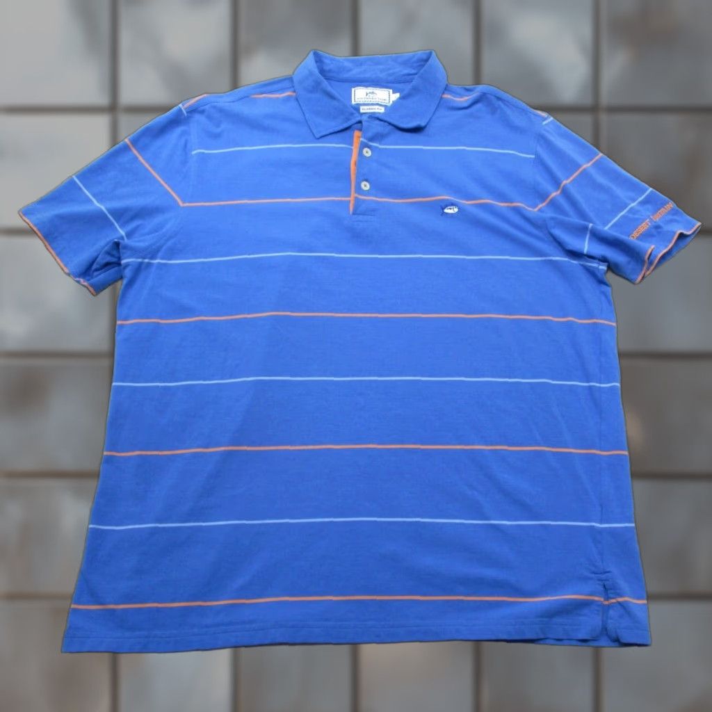 Southern Tide Southern Tide Polo Shirt Mens L Desert Mountian Golf Short Sleeve Classic Fit Size US L / EU 52-54 / 3 - 1 Thumbnail