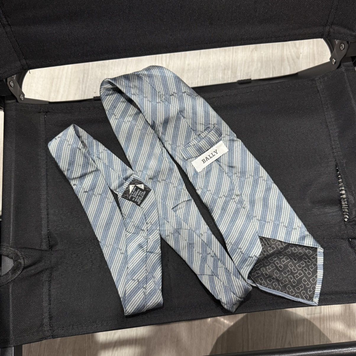Bally BALLY italy neckties silk seide patterned stripe Size ONE SIZE - 1 Thumbnail