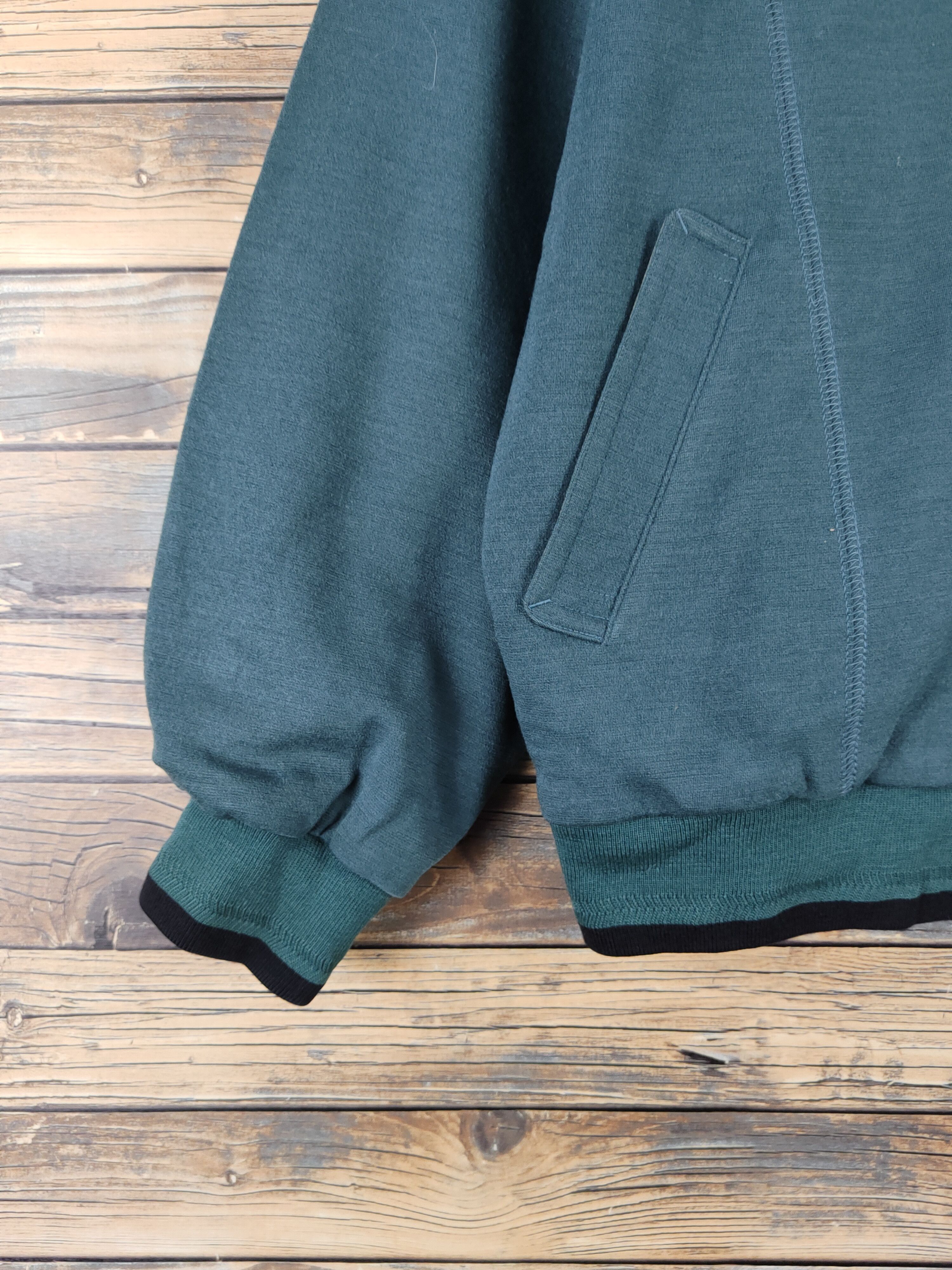 Japanese Brand Cote D'Azur Green Cardigan vintage Japan #W2239 Size US L / EU 52-54 / 3 - 4 Thumbnail
