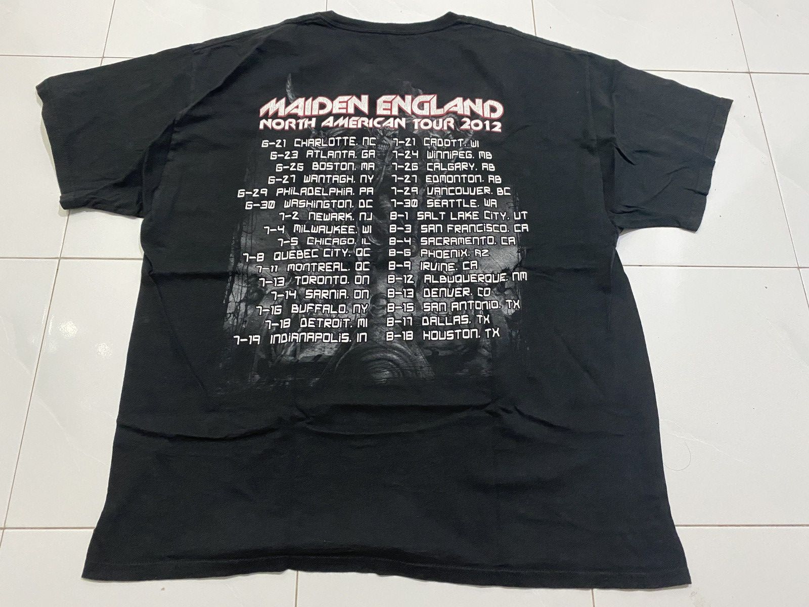Iron Maiden Iron maiden-north american tour 2012 Size US XL / EU 56 / 4 - 5 Thumbnail