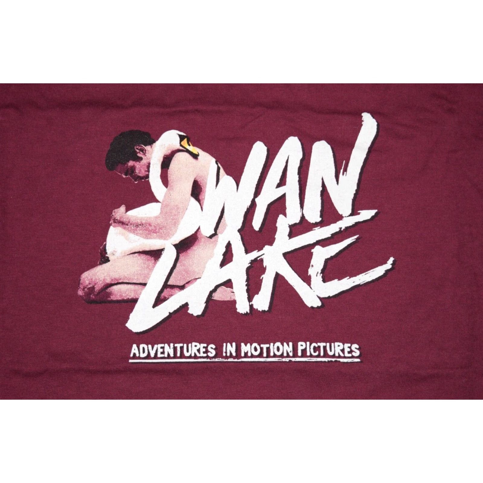 Vintage VINTAGE 80s Graphic Tee Unisex Large Red Cotton Swan Lake Ballet 90s Motion Picture Size US L / EU 52-54 / 3 - 2 Thumbnail