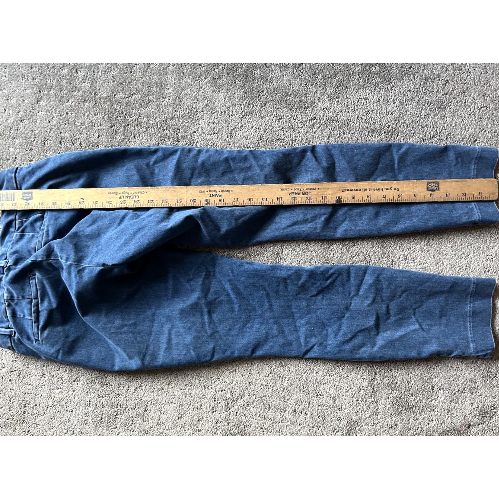 Gap Gap Women's Curvy Skinny Ankle Pants Blue Chambray Size 2 Casual Formal Size 26" / US 2 / IT 38 - 6 Thumbnail