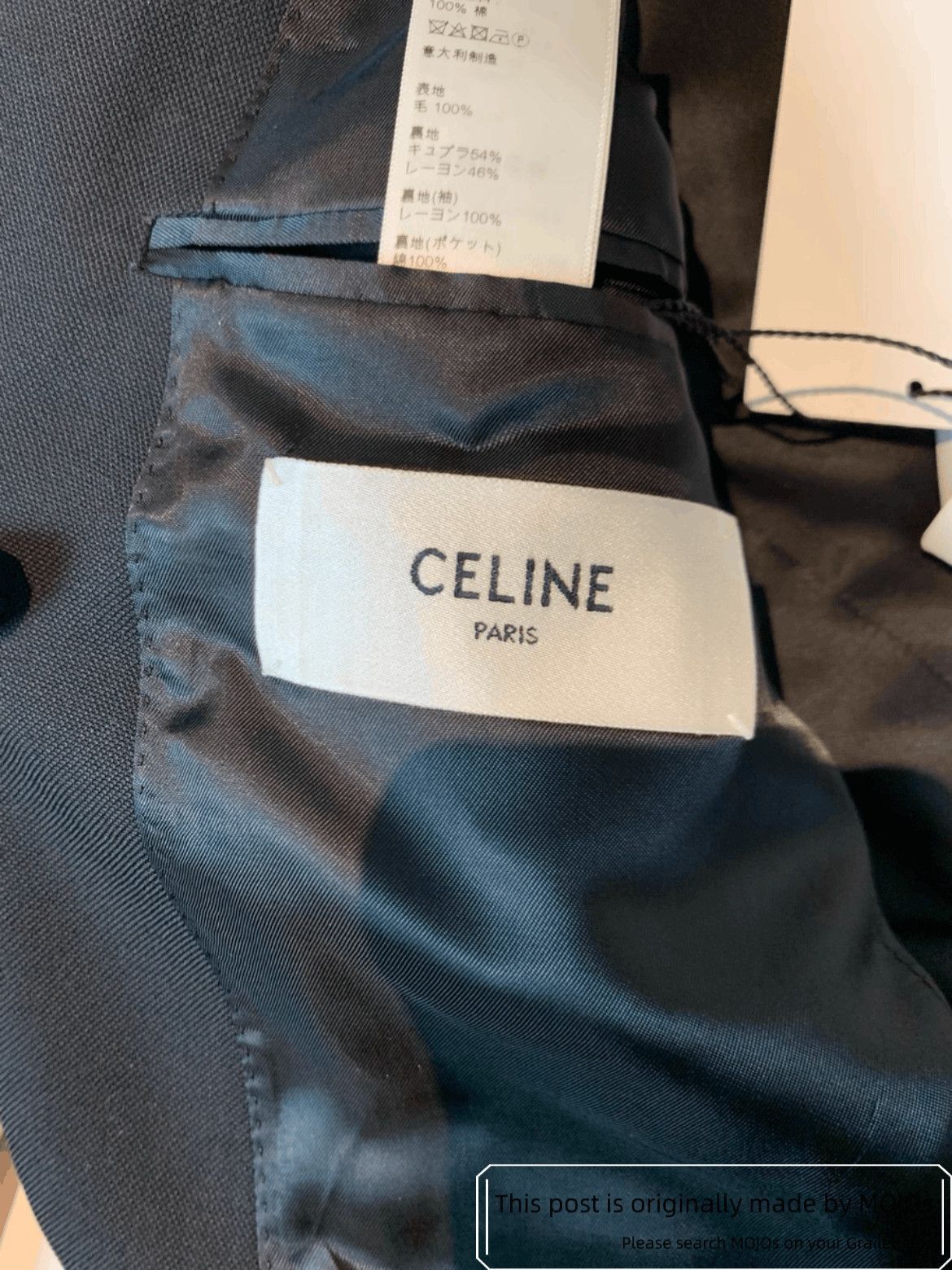 Celine Sz 48 Celine Runway Three Button Jacket Size US M / EU 48-50 / 2 - 3 Thumbnail
