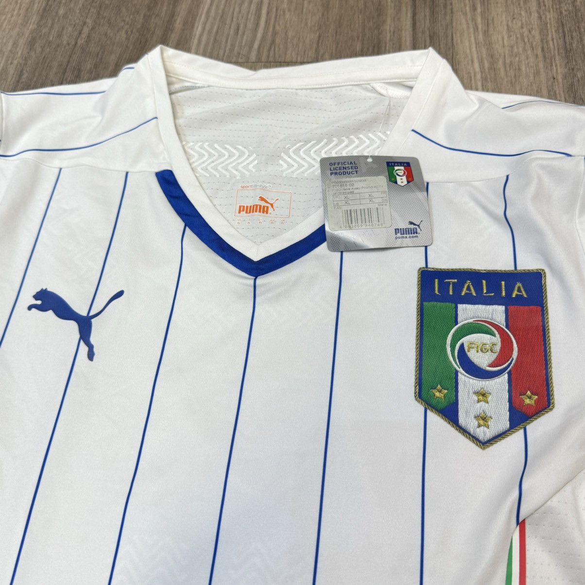 Puma Italy 14/15 player issue away shirt (Bnwt) Size US XL / EU 56 / 4 - 3 Thumbnail