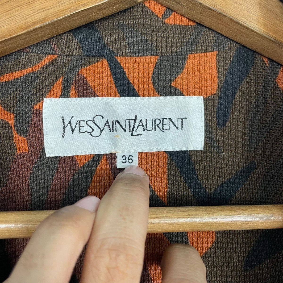 Yves Saint Laurent Yves Saint Laurent Abstract Design Jacket Size XS / US 0-2 / IT 36-38 - 15 Thumbnail