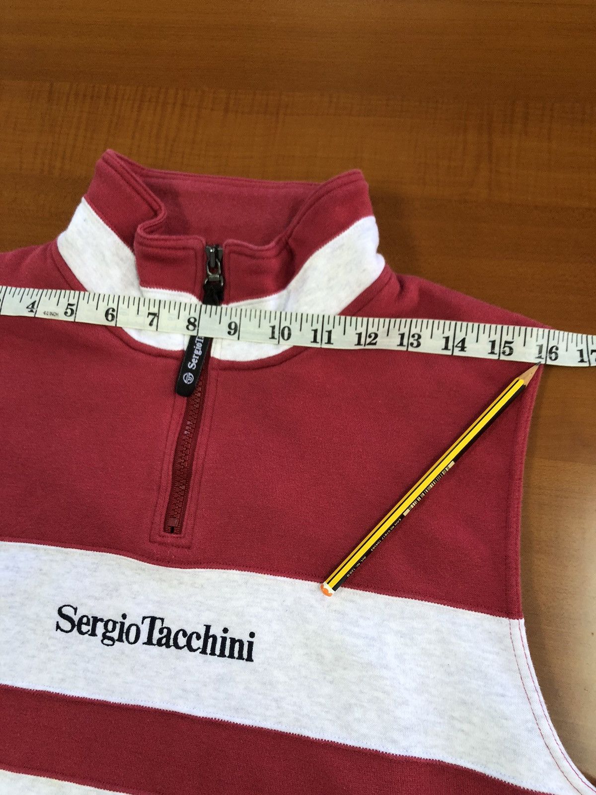 Sergio Tacchini Sergio Tacchini Half Zipped Vest Size US M / EU 48-50 / 2 - 15 Thumbnail