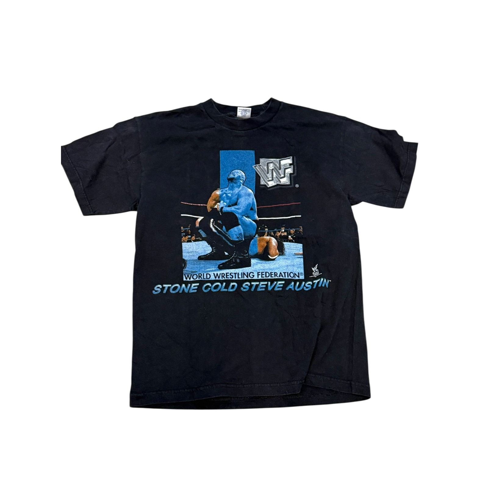 WWF VTG 1998 WWF Stone Cold vs Bret Hart T-Shirt Size L Size US L / EU 52-54 / 3 - 1 Thumbnail