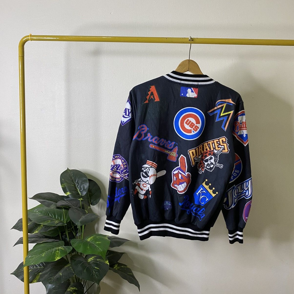 MLB Vintage Y2K HBAT x Baseball Club MLB AOP Varsity Jacket Size US S / EU 44-46 / 1 - 7 Thumbnail