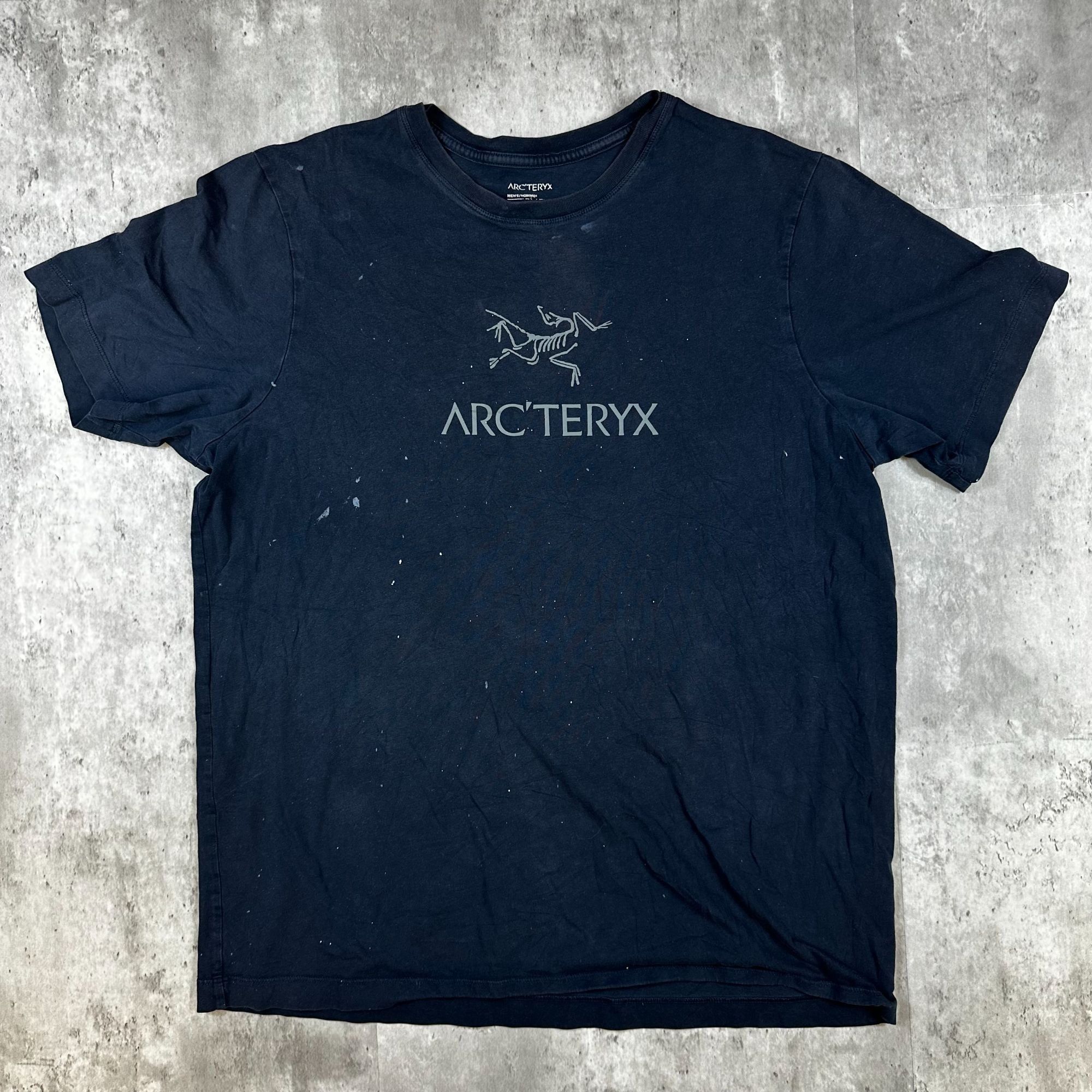 Arc'teryx ArcTeryx Mens L/G Navy Blue Cotton Crewneck T-Shirt With Log Size US L / EU 52-54 / 3 - 1 Thumbnail