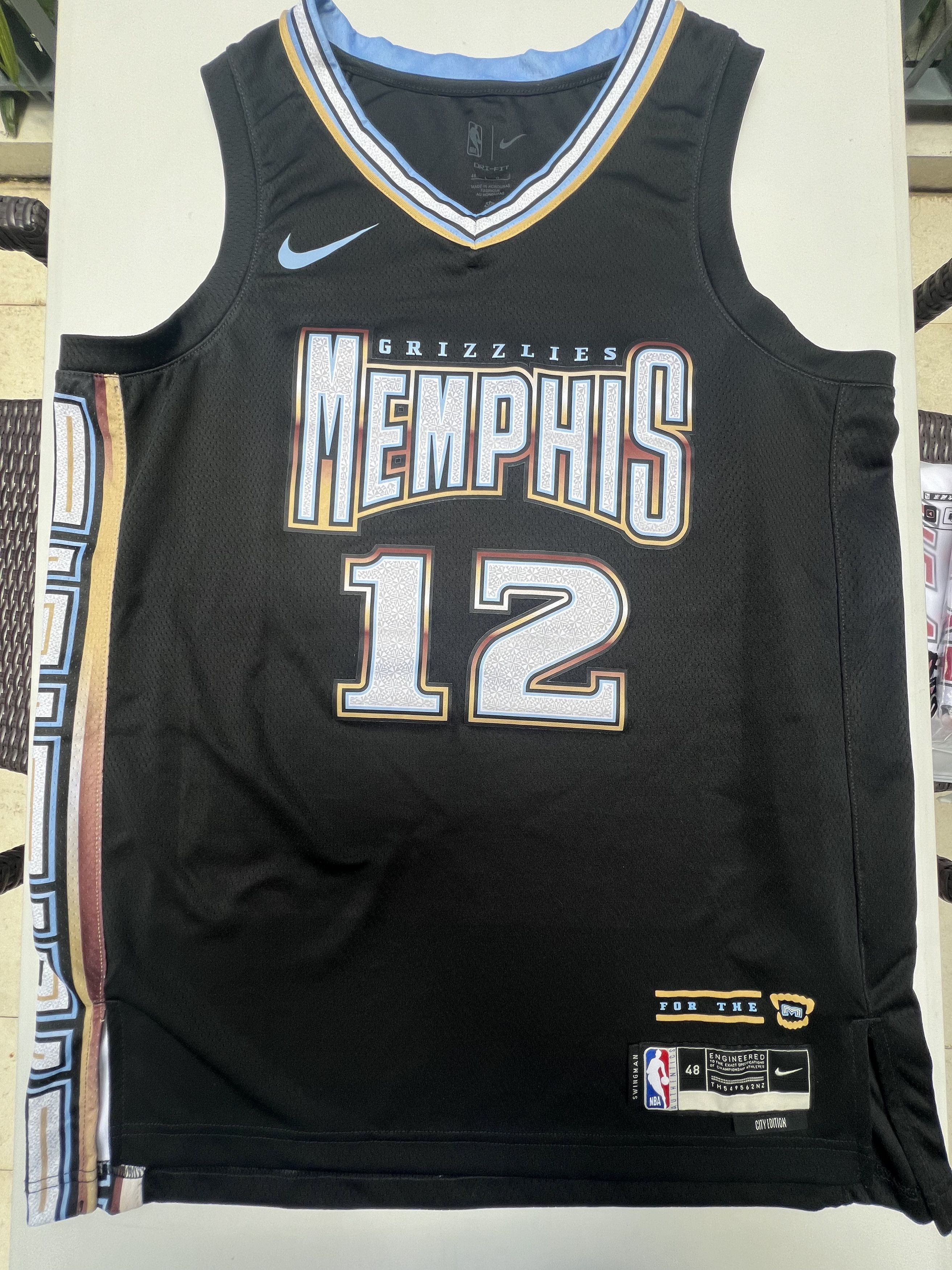 NBA × Nike Ja Morant Memphis Grizzlies 2022/2023 City Swingman Jersey Size US L / EU 52-54 / 3 - 1 Thumbnail