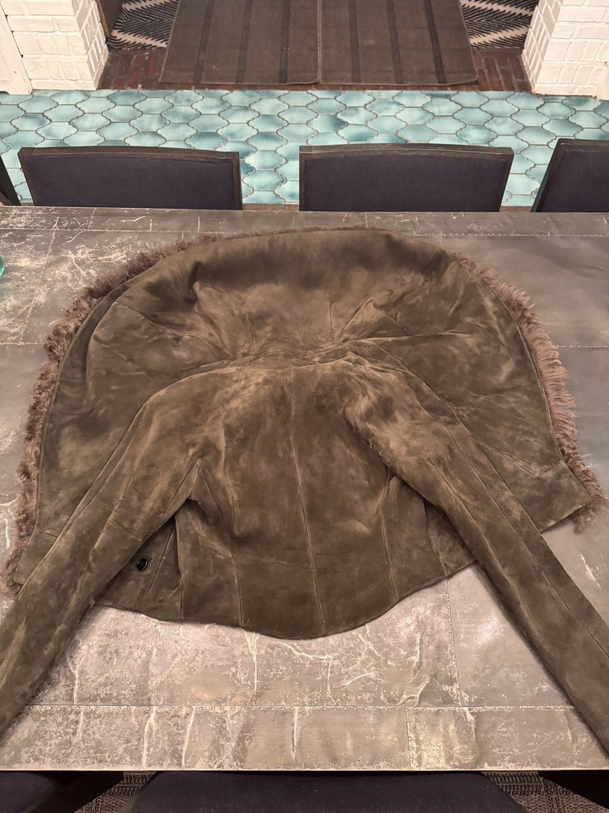 Alaia Alaia Shearling Suede Jacket Size XS / US 0-2 / IT 36-38 - 3 Thumbnail
