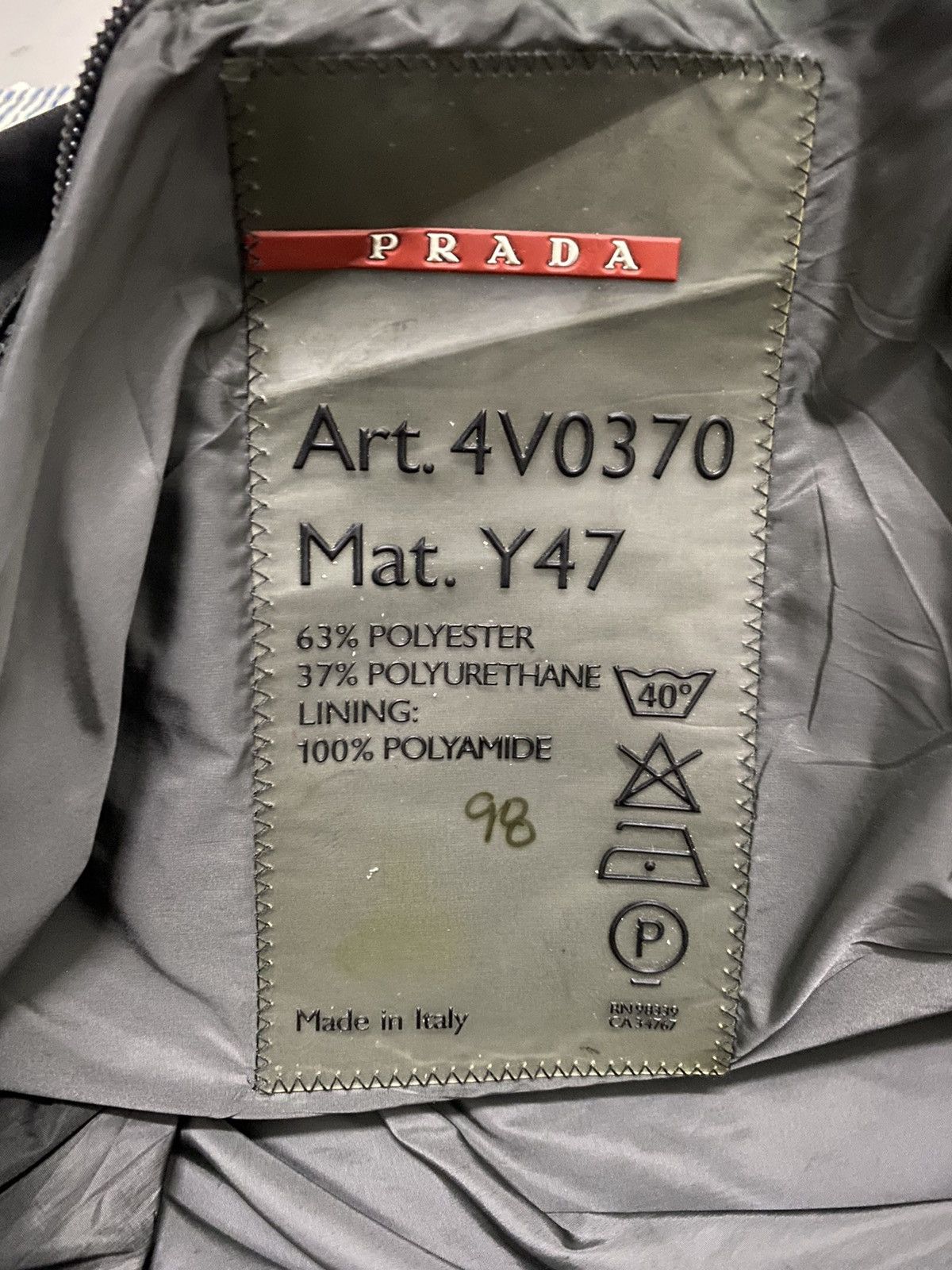 Prada Prada nylon travel bag black 50 Size ONE SIZE - 7 Thumbnail