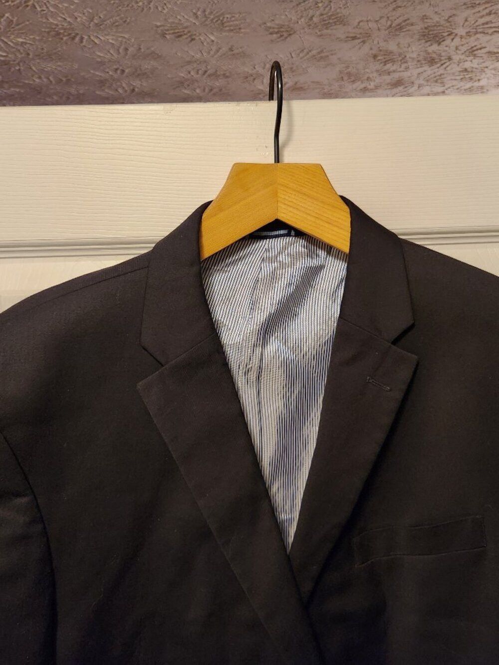 Tommy Hilfiger tommy Hilfiger men's 100% worsted wool sport coat blazer 46R Size 46R - 1 Thumbnail