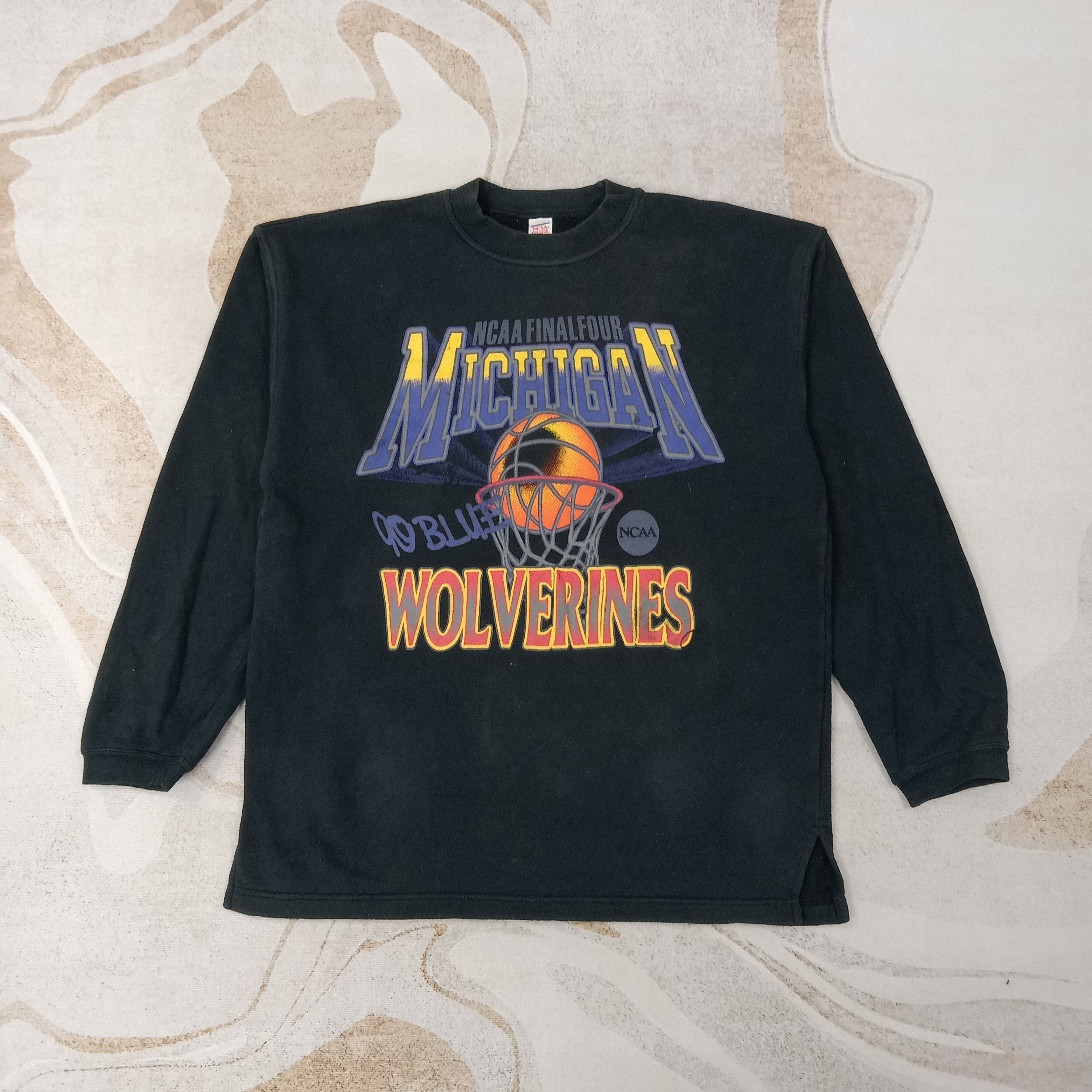 NCAA Michigan Wolverines Basketball Team Sweatshirt C261N21 Size US L / EU 52-54 / 3 - 1 Thumbnail