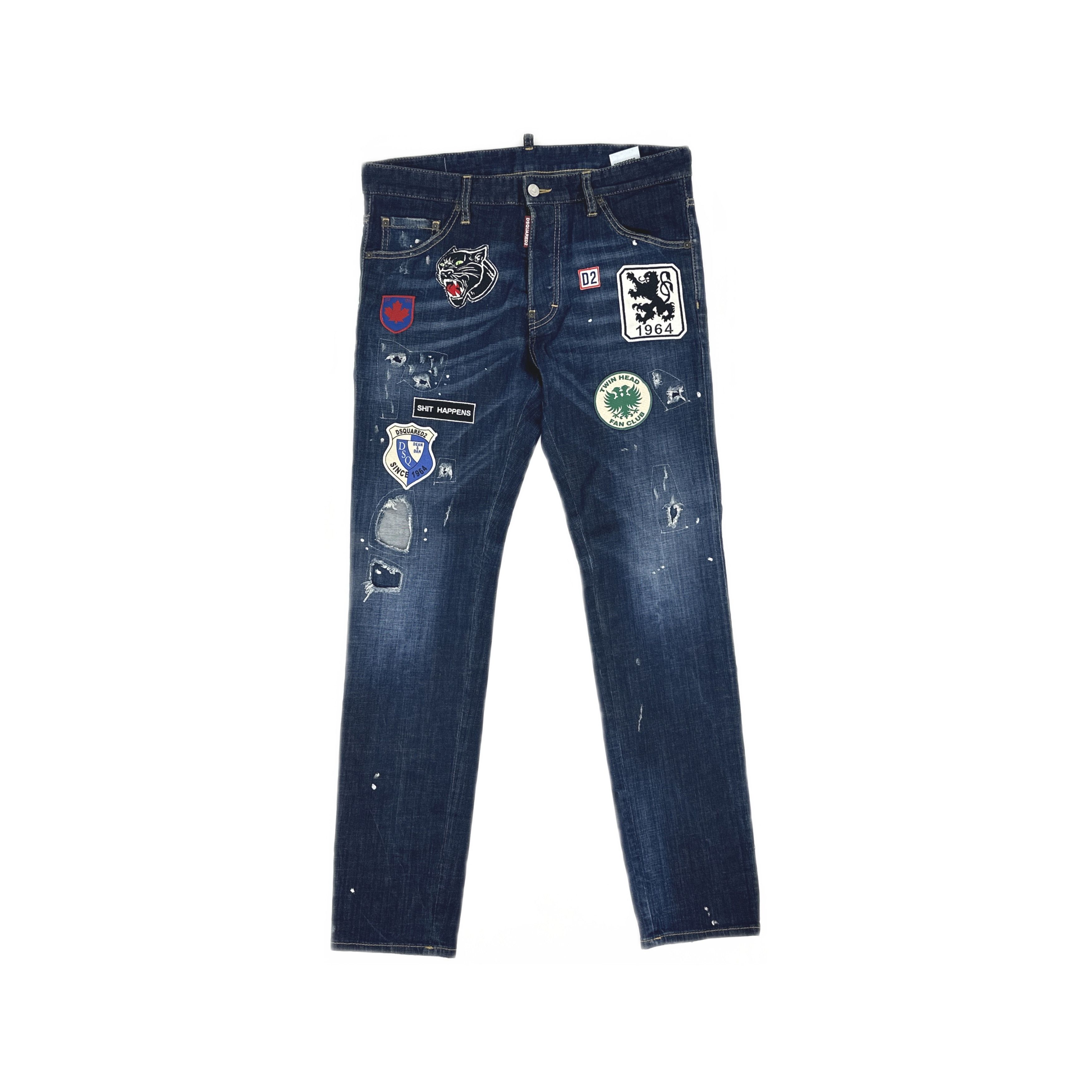 Dsquared2 DSQUARED2 Multi-Patch Cool Guy Jeans Size 50 Size US 34 / EU 50 - 1 Thumbnail