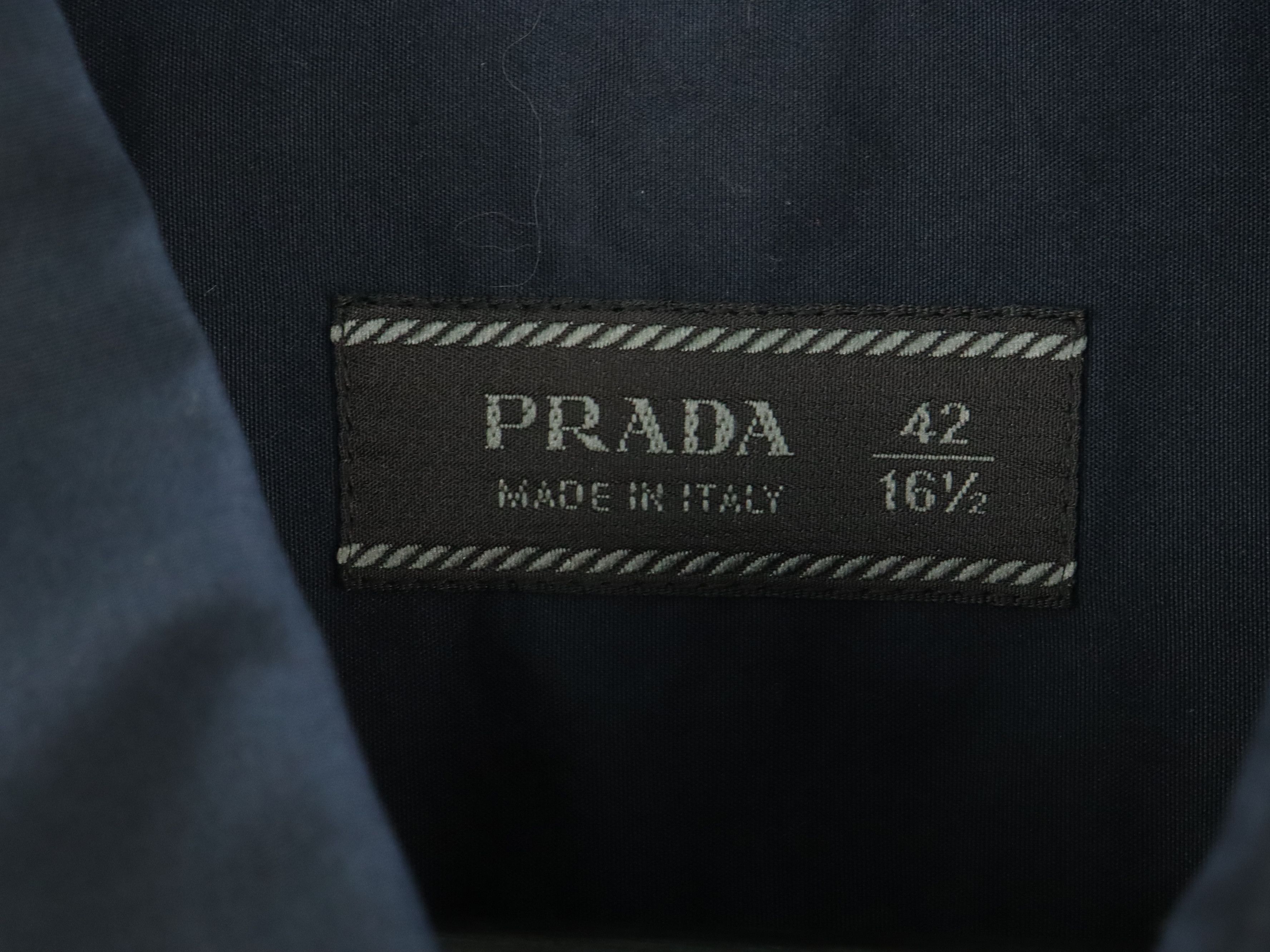 Prada Prada Longsleeve Shirt MADE IN ITALY Size US M / EU 48-50 / 2 - 7 Thumbnail