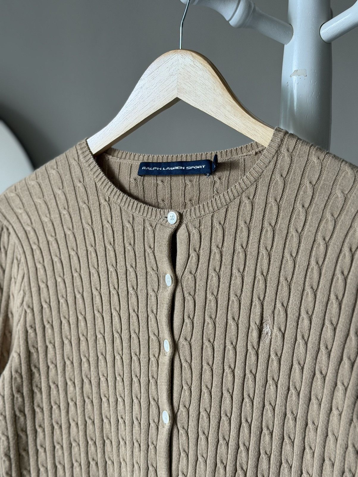 Ralph Lauren Sport Vintage Ralph Lauren Sport cable-knit Cardigan Size S / US 4 / IT 40 - 2 Thumbnail