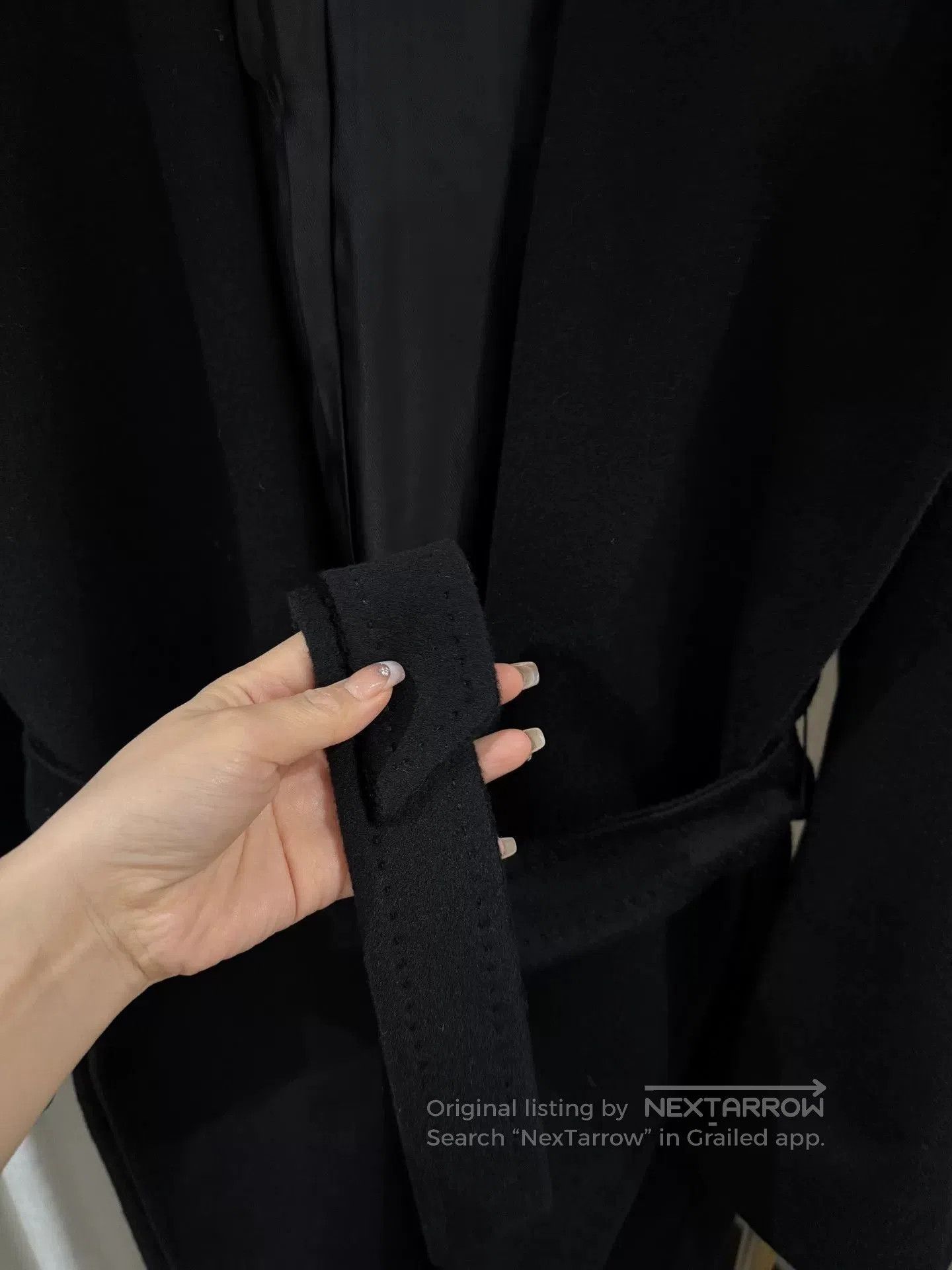 Other Maxmara Black Classic Robe Coat 36. Size US S / EU 44-46 / 1 - 3 Thumbnail