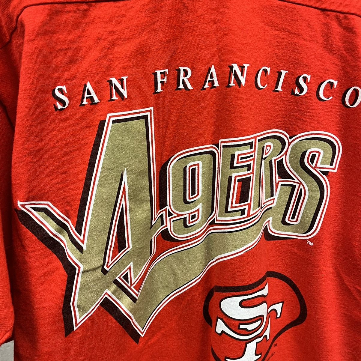Chalk Line × Vintage Vintage 90s Chalk Line San Francisco 49ers T-Shirt Medium M Size US M / EU 48-50 / 2 - 2 Thumbnail