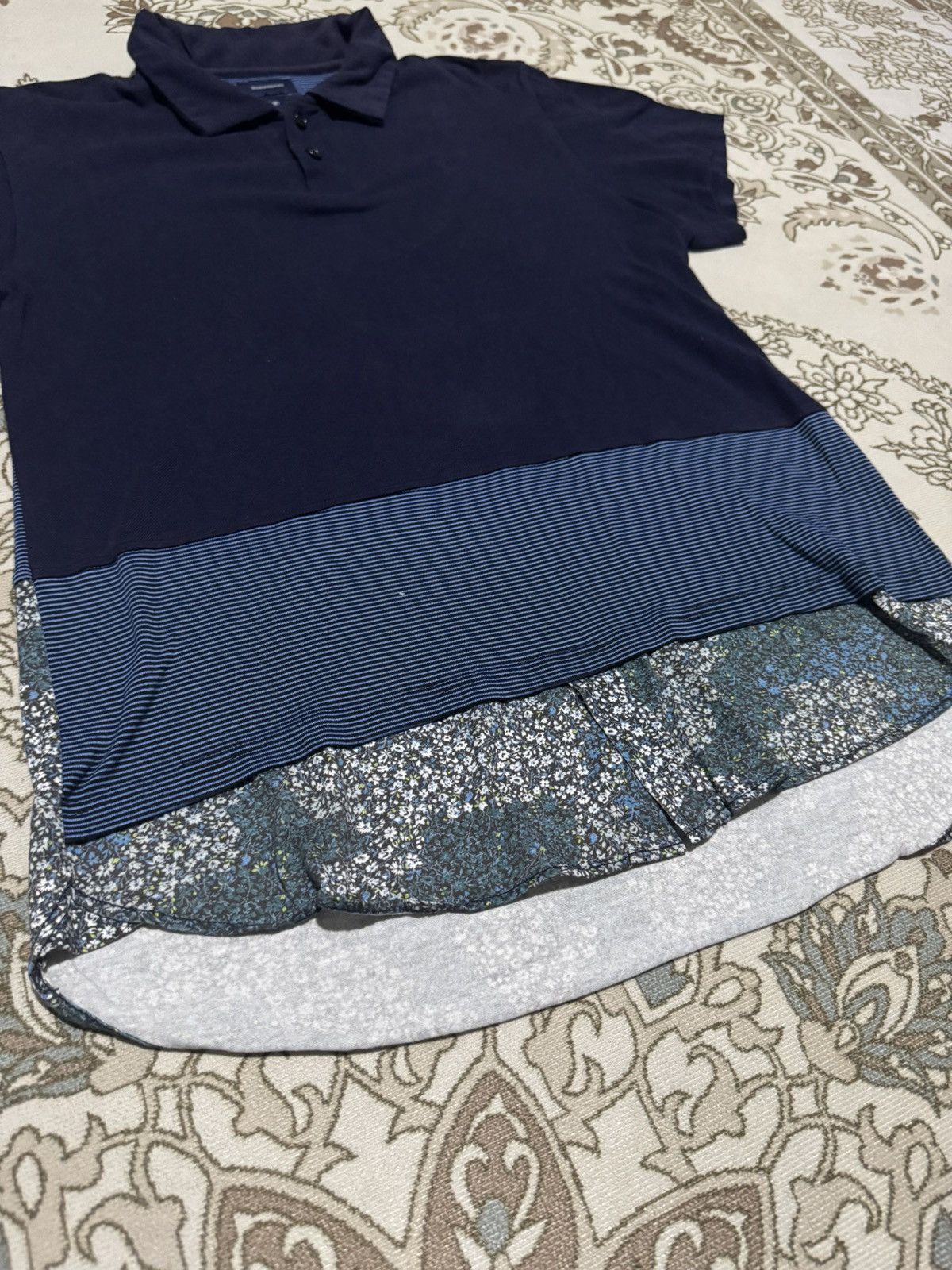 Maison MIHARA YASUHIRO OG Miharayasuhiro Patchwork Small Logo Polo Shirt Size US S / EU 44-46 / 1 - 3 Thumbnail