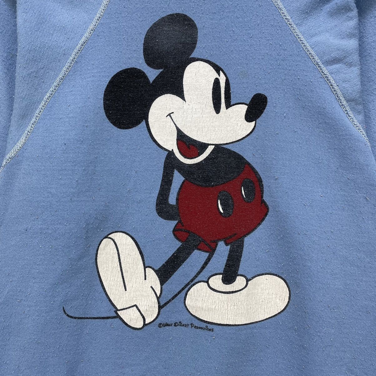 Disney 🔥VtgWalt Disney Production Mickey Mouse PullOver Sweatshirt Size US S / EU 44-46 / 1 - 4 Thumbnail