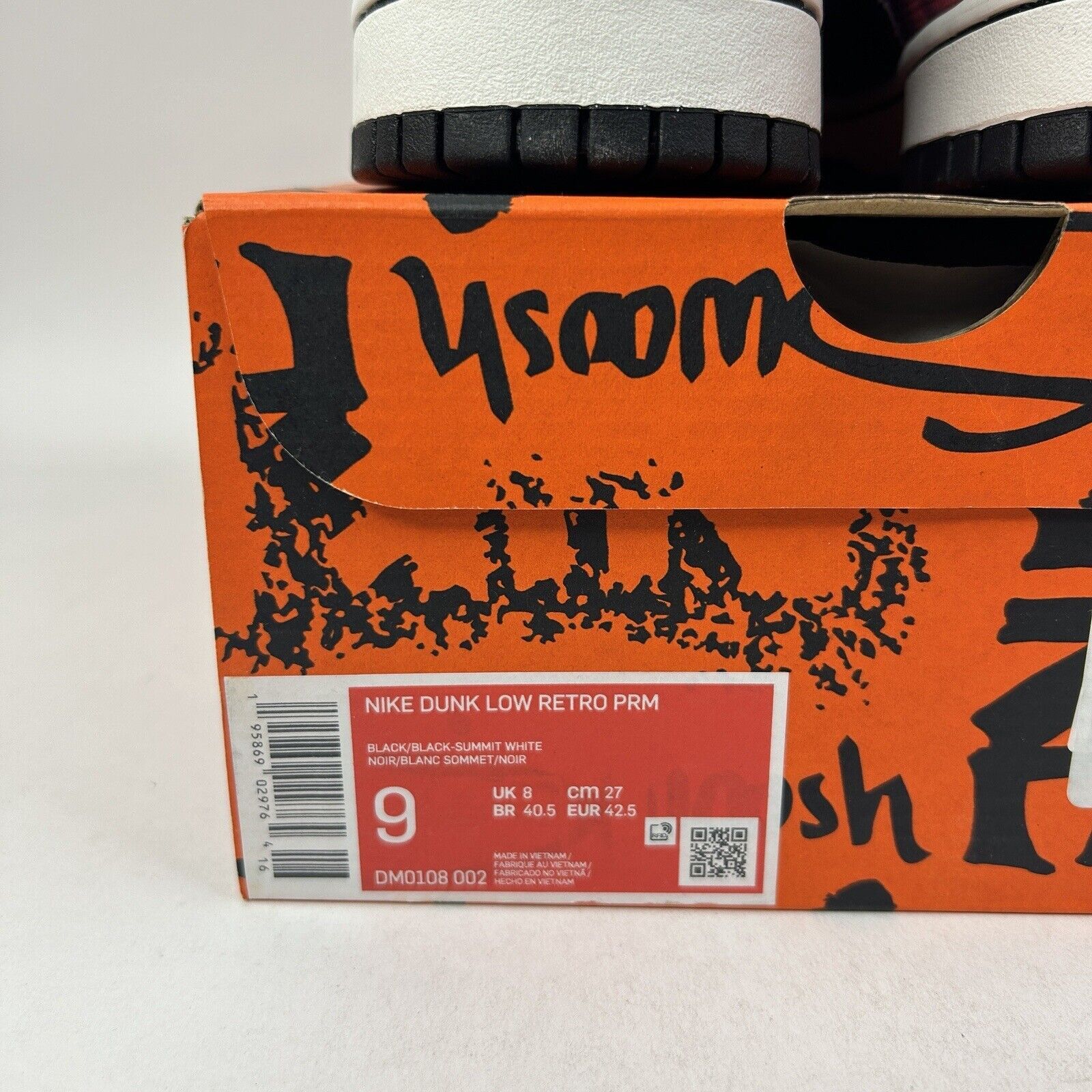 Nike Nike Shoes Dunk Low Retro Premium “Graffiti/Black Pink” 2024 Size US 9 / EU 42 - 5 Thumbnail