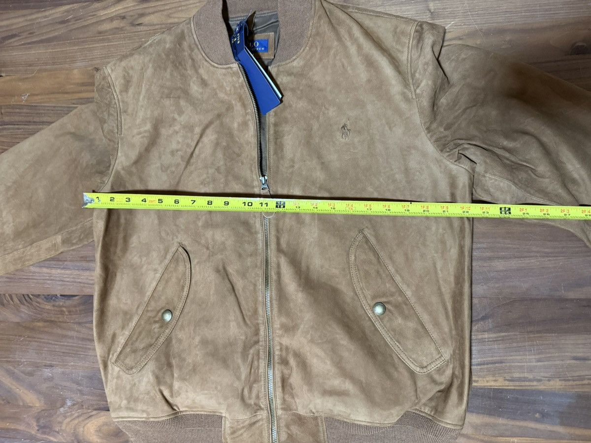 Polo Ralph Lauren Polo Ralph Lauren Leather Suede Flight Jacket Brown Size XL Size US XL / EU 56 / 4 - 12 Thumbnail