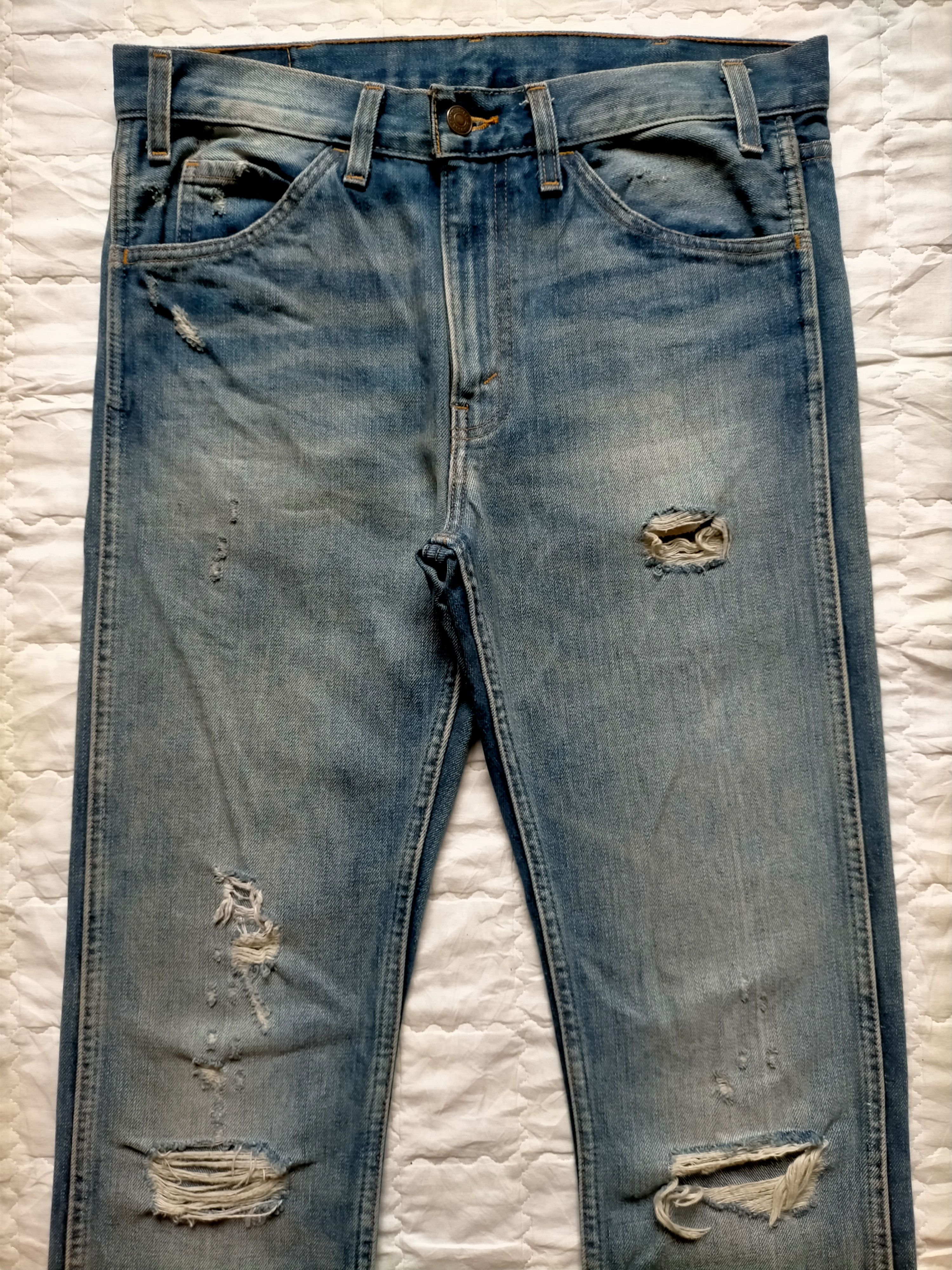 Levi's Vintage Clothing Vintage Levis 606 Big E Skinny Ramones Jeans Size US 32 / EU 48 - 4 Thumbnail