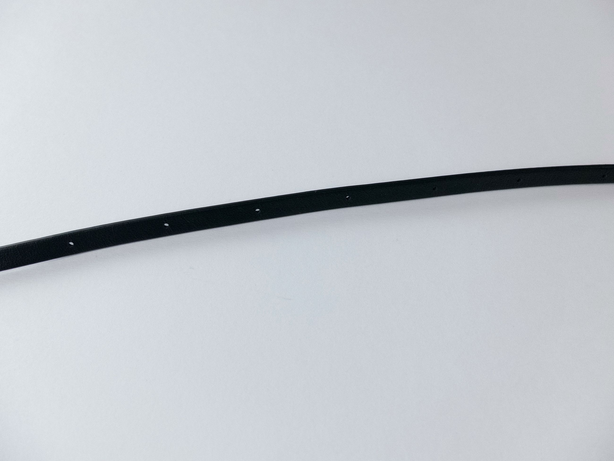 Bottega Veneta BOTTEGA VENETA black skinny leather belt One Size NWT Size ONE SIZE - 6 Thumbnail