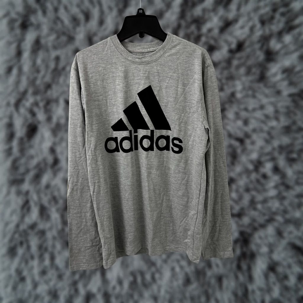 Adidas Adidas Originals Golf Shirt Mens Sz S Gray Big Logo Trefoil Long Sleeve Shirt Boys? Wait Size US S / EU 44-46 / 1 - 1 Thumbnail