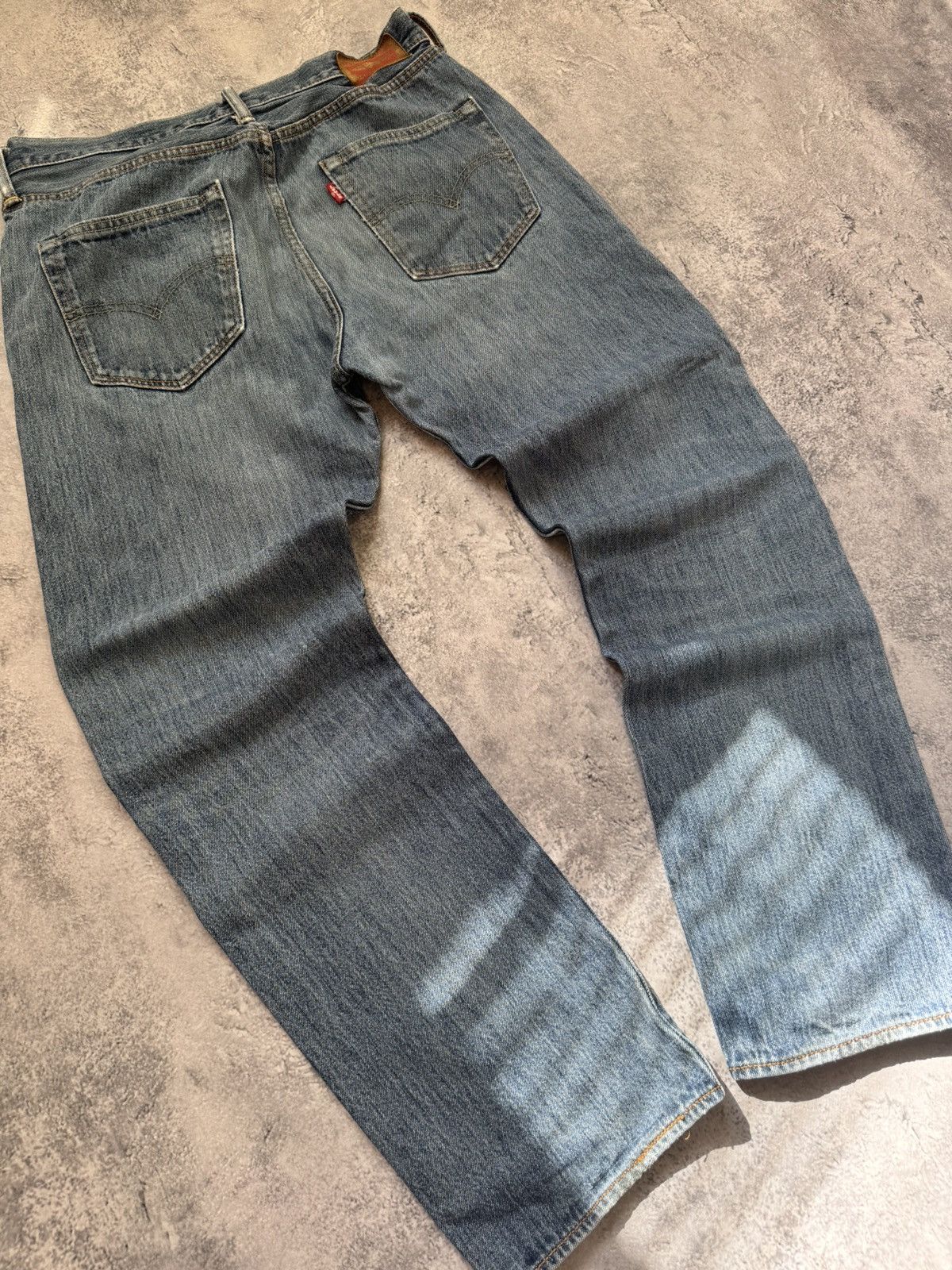 Levi's Levis 501 Distressed Jeans 33x30 Size US 33 - 14 Thumbnail