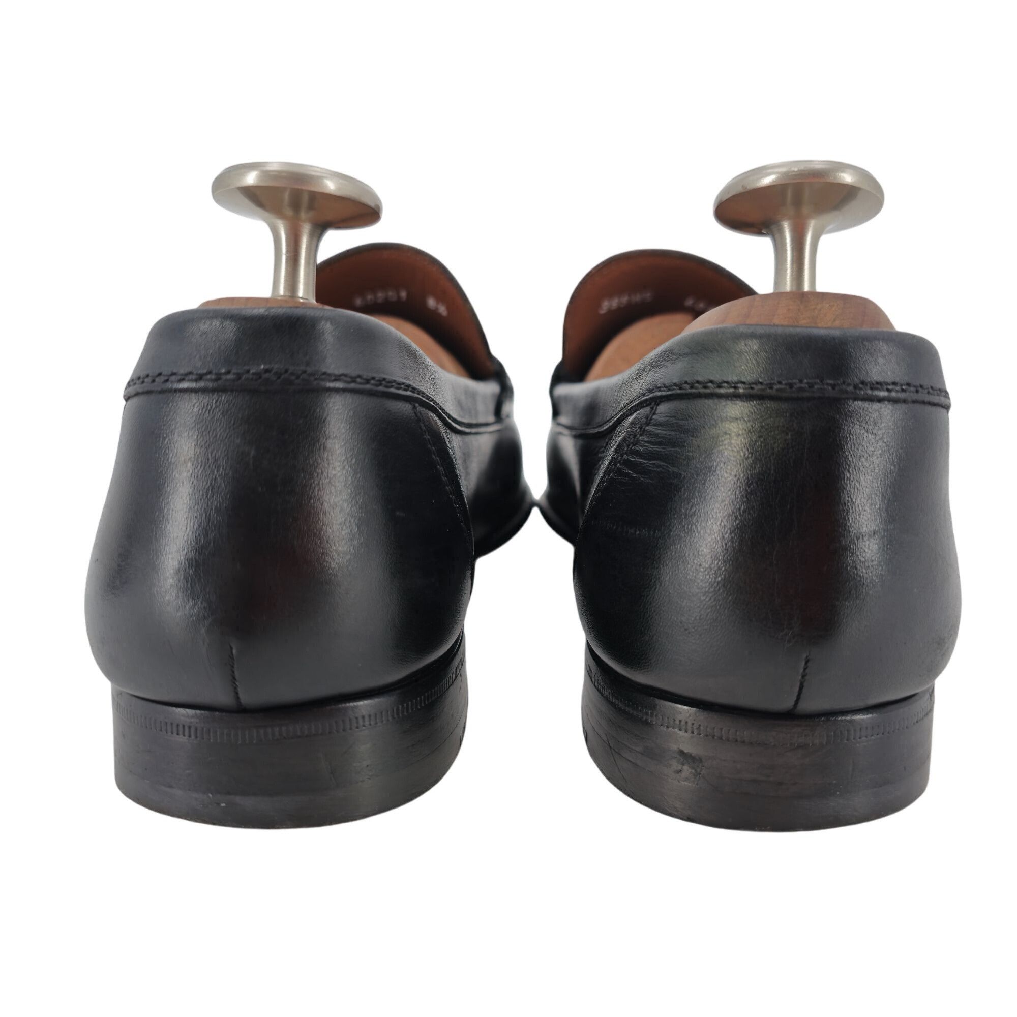 Testoni A. Testoni Mens Black Leather Bit Loafers Size 8.5 Italian Size US 8.5 / EU 41-42 - 3 Thumbnail