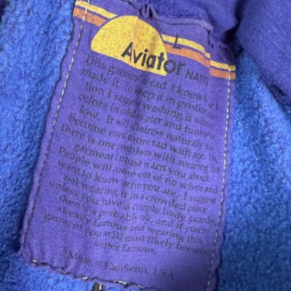 Aviator Nation Glider Sweatpants Womens Purple Joggers Glider Colorblock Size 28" / US 6 / IT 42 - 5 Thumbnail