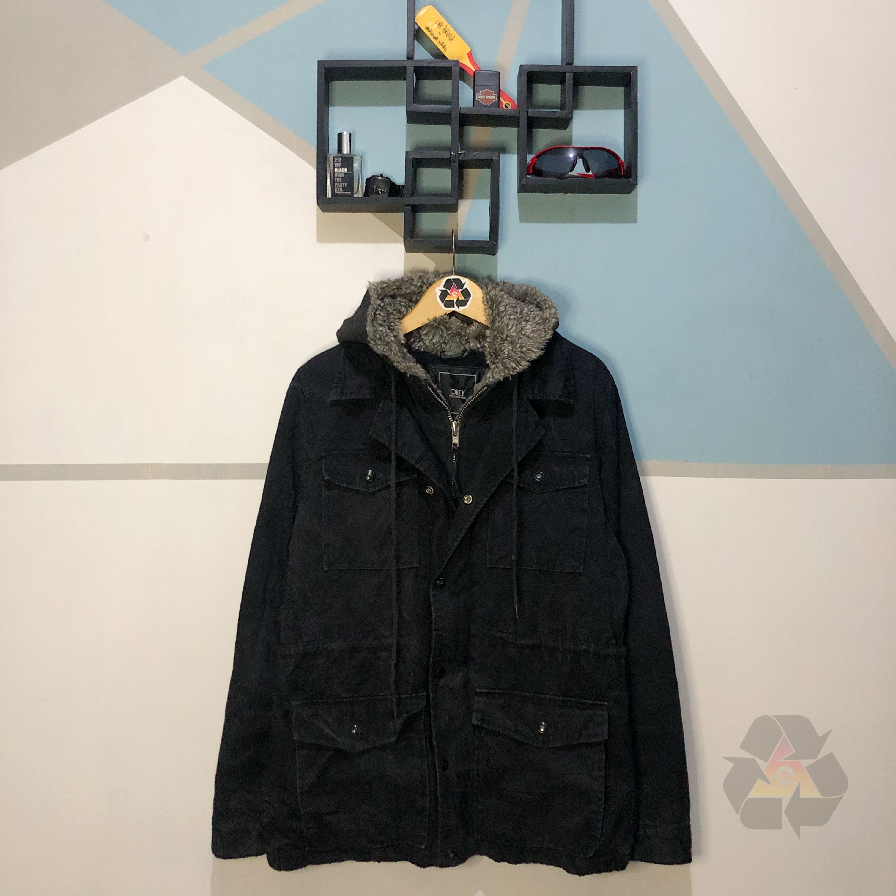 Obey × Vintage Vintage OBEY Parka Propaganda Size US L / EU 52-54 / 3 - 2 Thumbnail