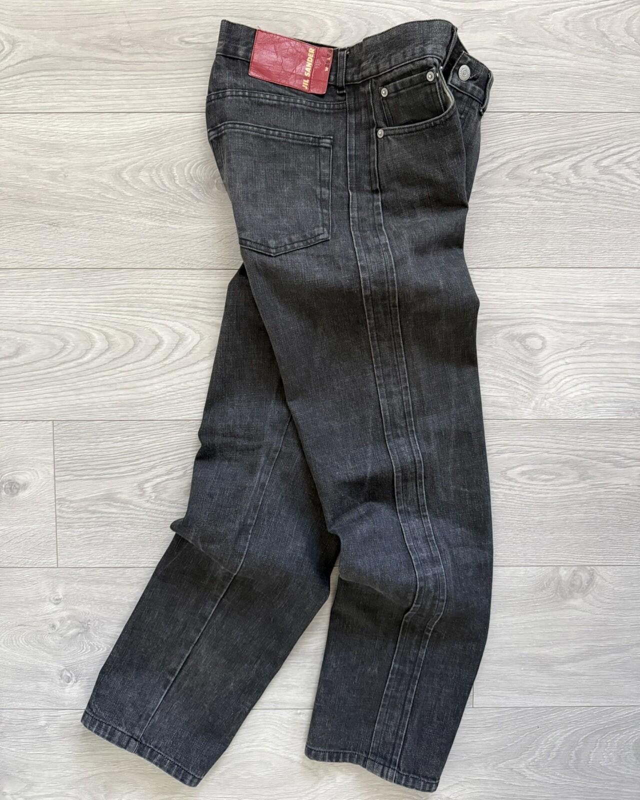 Jil Sander Jil Sander by Raf Simons Vintage Side Panelled Jeans Size US 29 - 2 Thumbnail