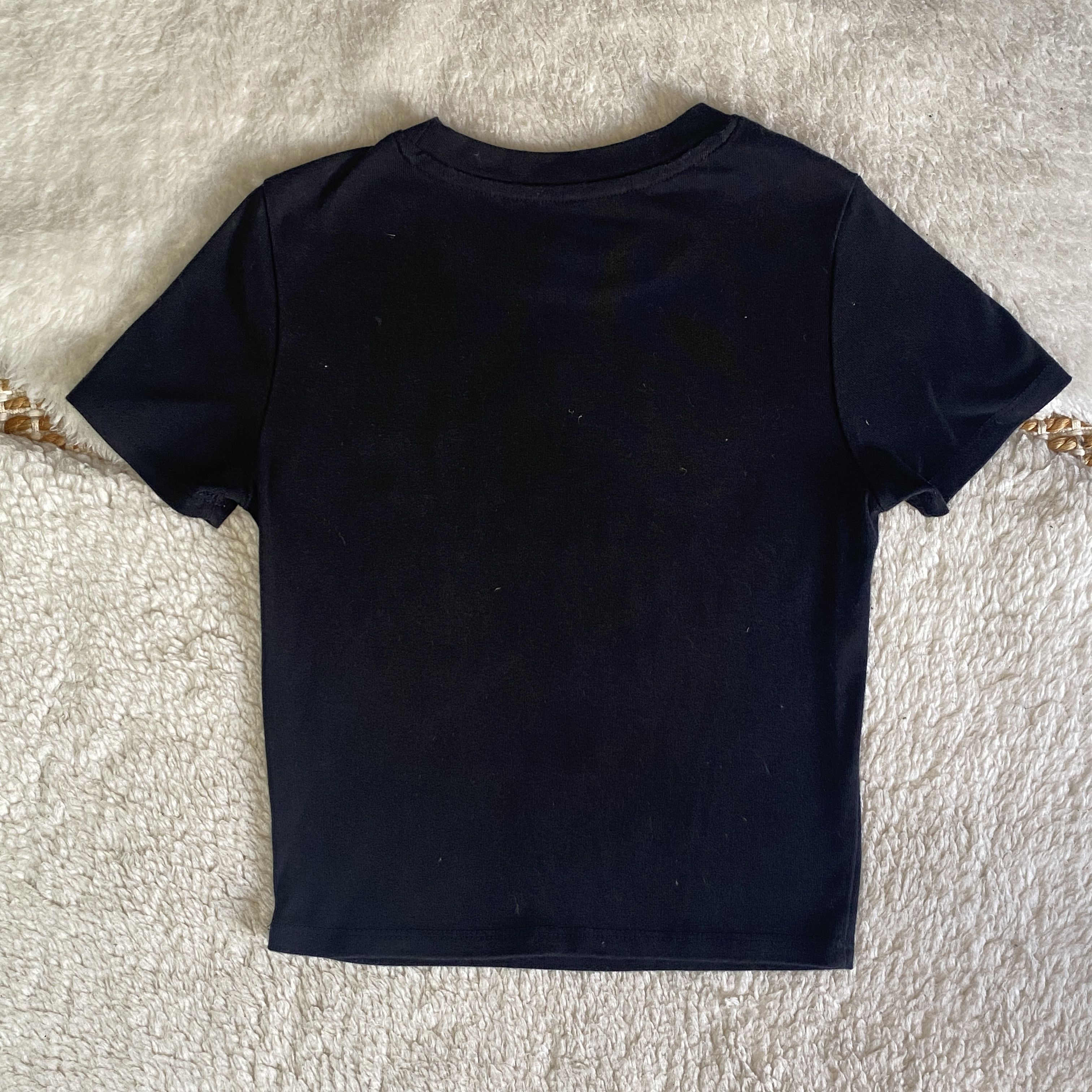 Cartoon Network Powerpuff Girls Black Graphic Crop Top T-Shirt Size Small Size S / US 4 / IT 40 - 2 Thumbnail