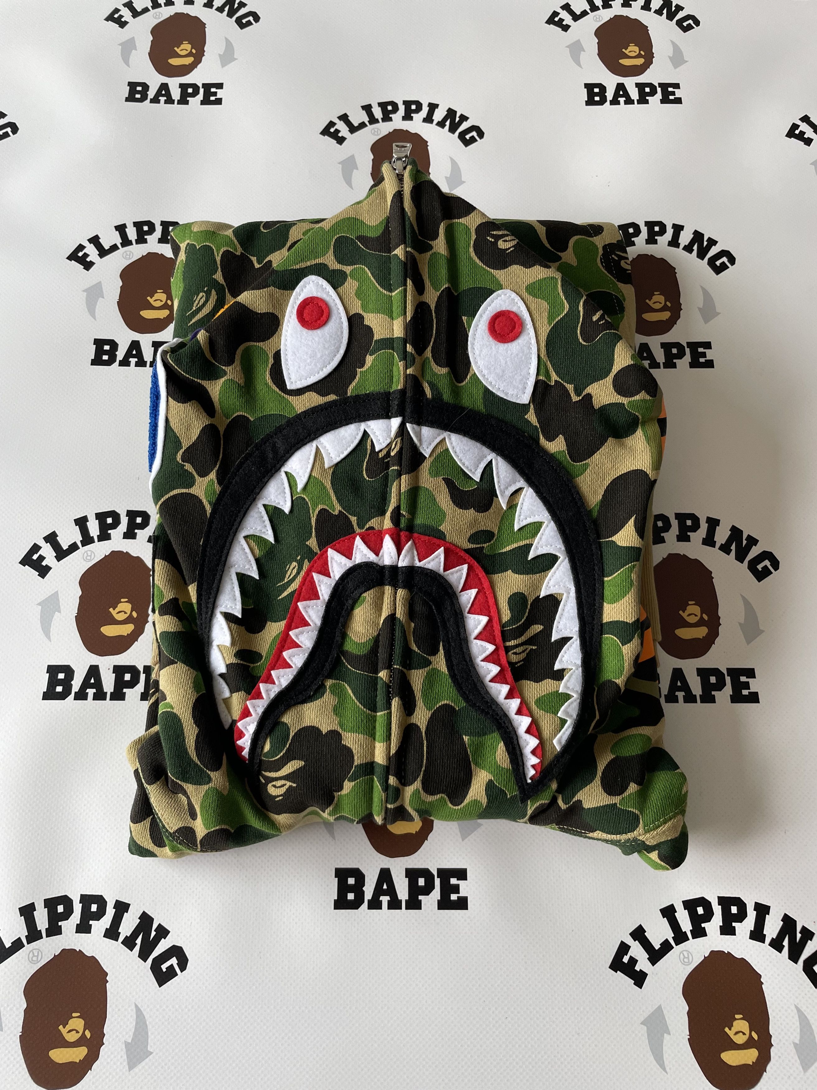 Bape BAPE ABC CAMO SHARK FULL ZIP HOODIE Size US XXL / EU 58 / 5 - 3 Thumbnail