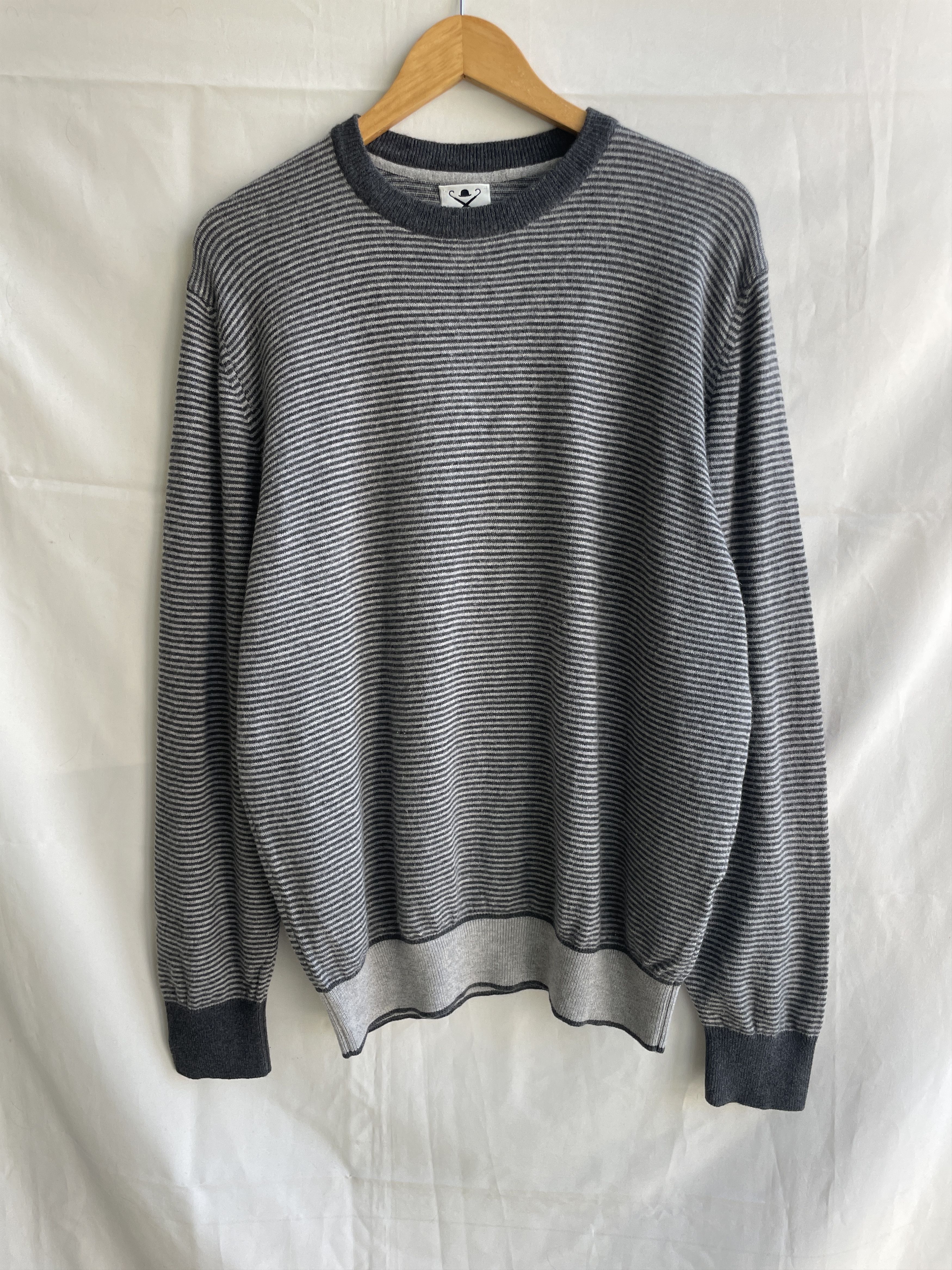 Hackett Hackett Wool Cashmere Striped Crew Neck Sweater Size XXL Size US XXL / EU 58 / 5 - 1 Thumbnail