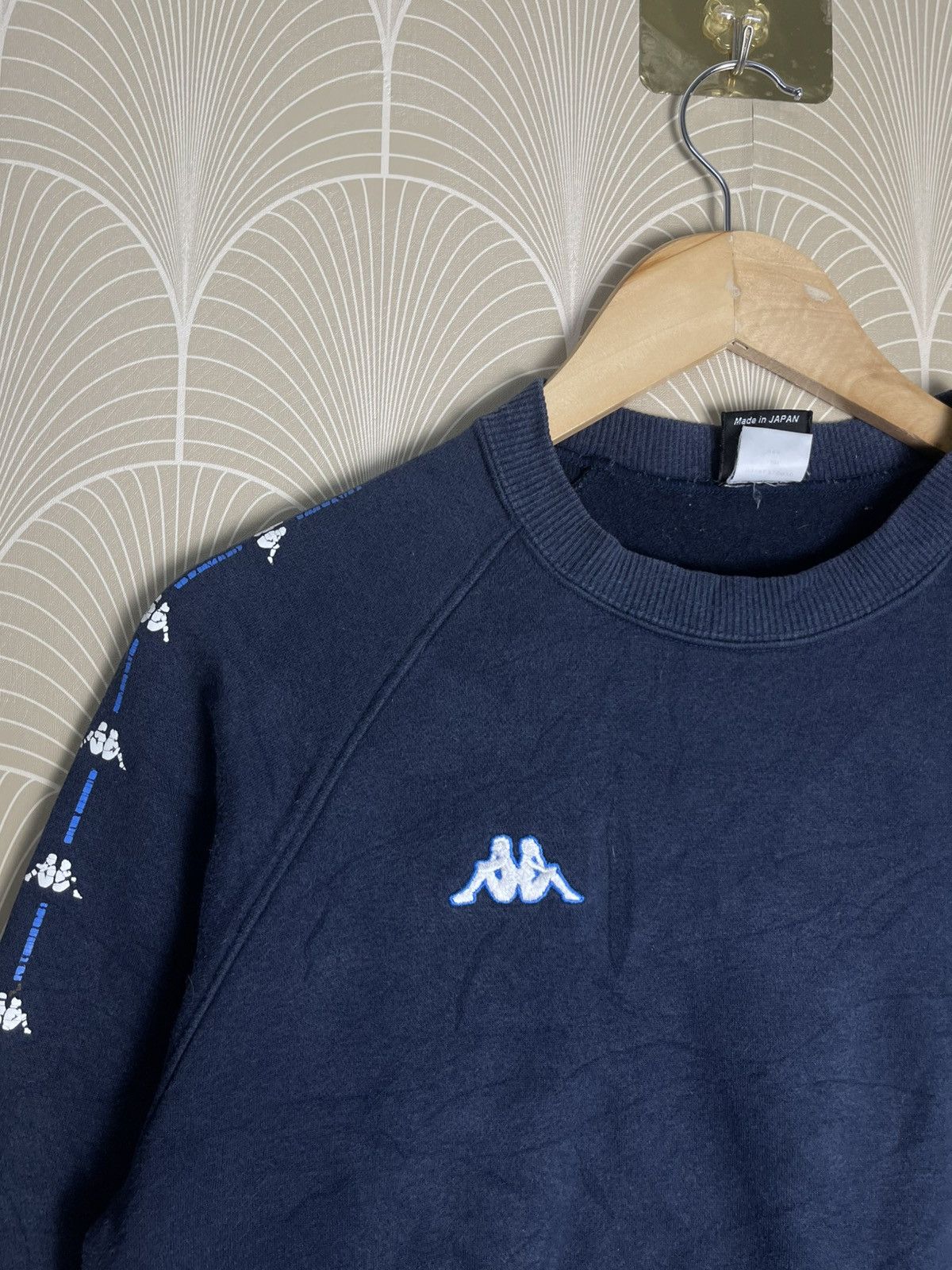 Japanese Brand × Kappa × Vintage VINTAGE 90s KAPPA FOOTBALL EQUIPMENT SIDE LOGO SWEATSHIRT Size US S / EU 44-46 / 1 - 5 Thumbnail