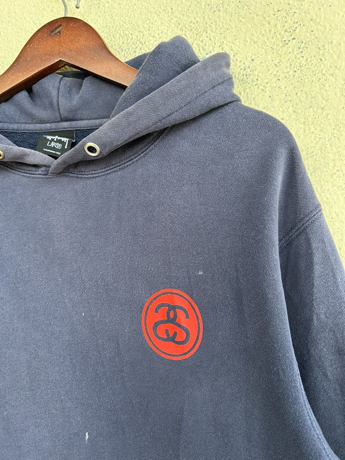 Stussy Stussy Spell Out Paint Splatered Pull Over Hoodie Size US L / EU 52-54 / 3 - 3 Thumbnail