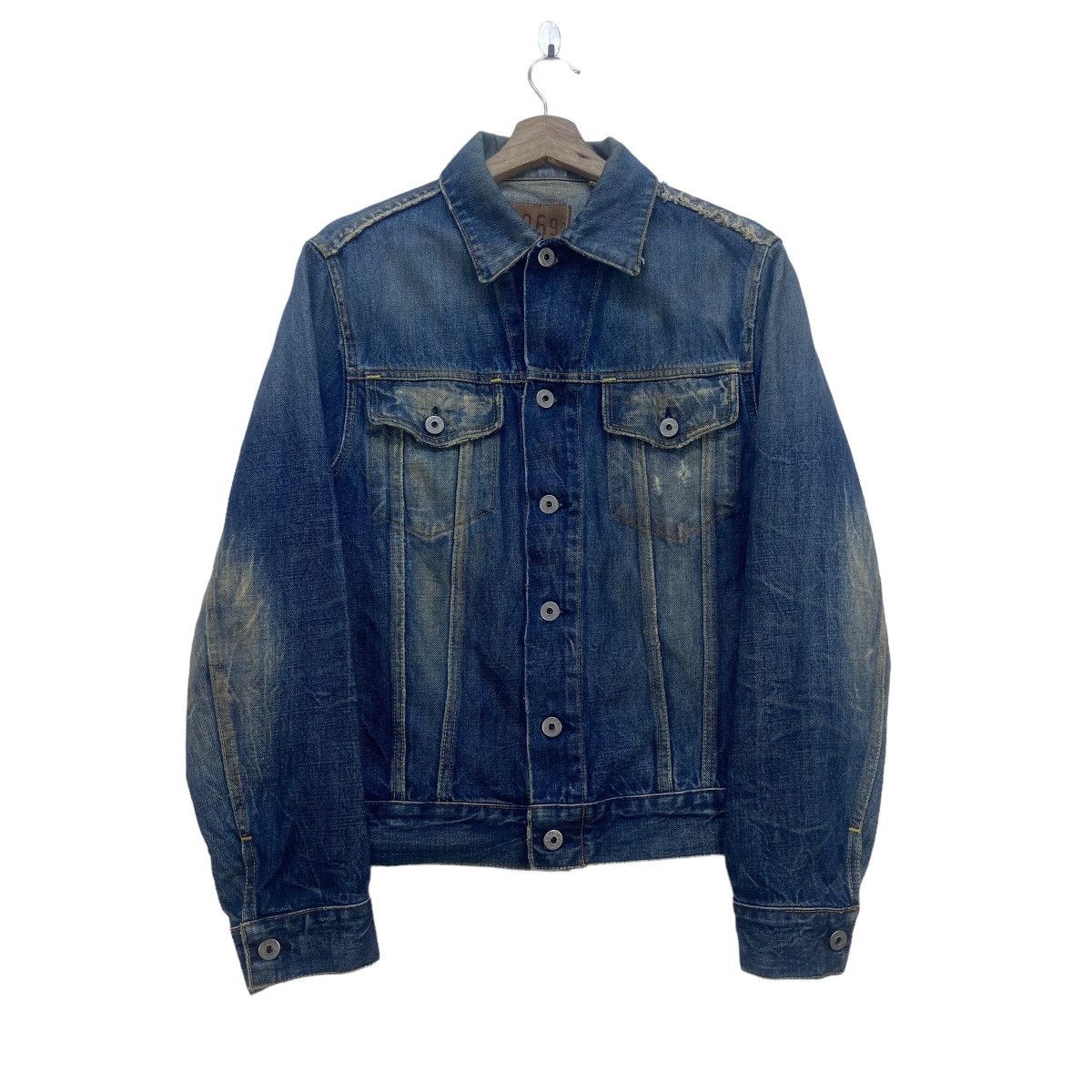 Gap × Vintage Made in Italy Gap Trucker Distressed Western Jacket Size US XS / EU 42 / 0 - 1 Thumbnail