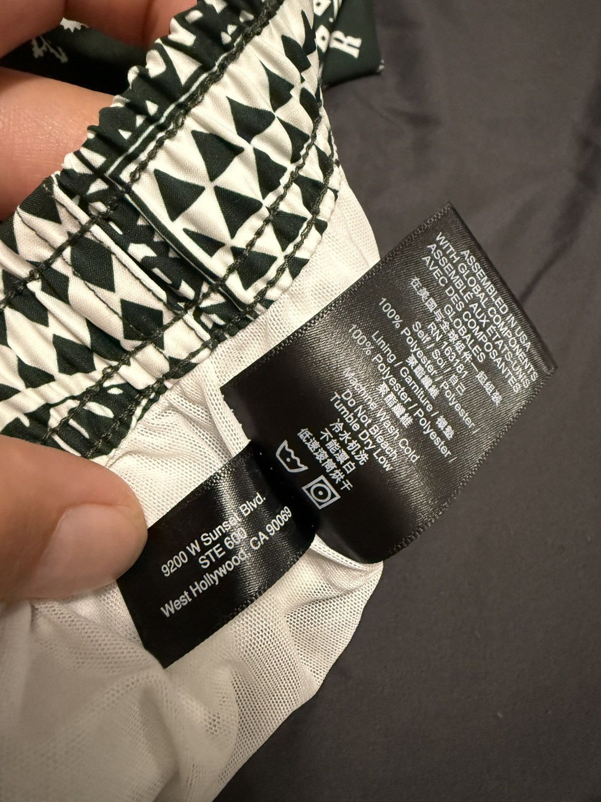 Rhude Rhude Green White Bandana Print Swim Trunk Size US 34 / EU 50 - 7 Thumbnail