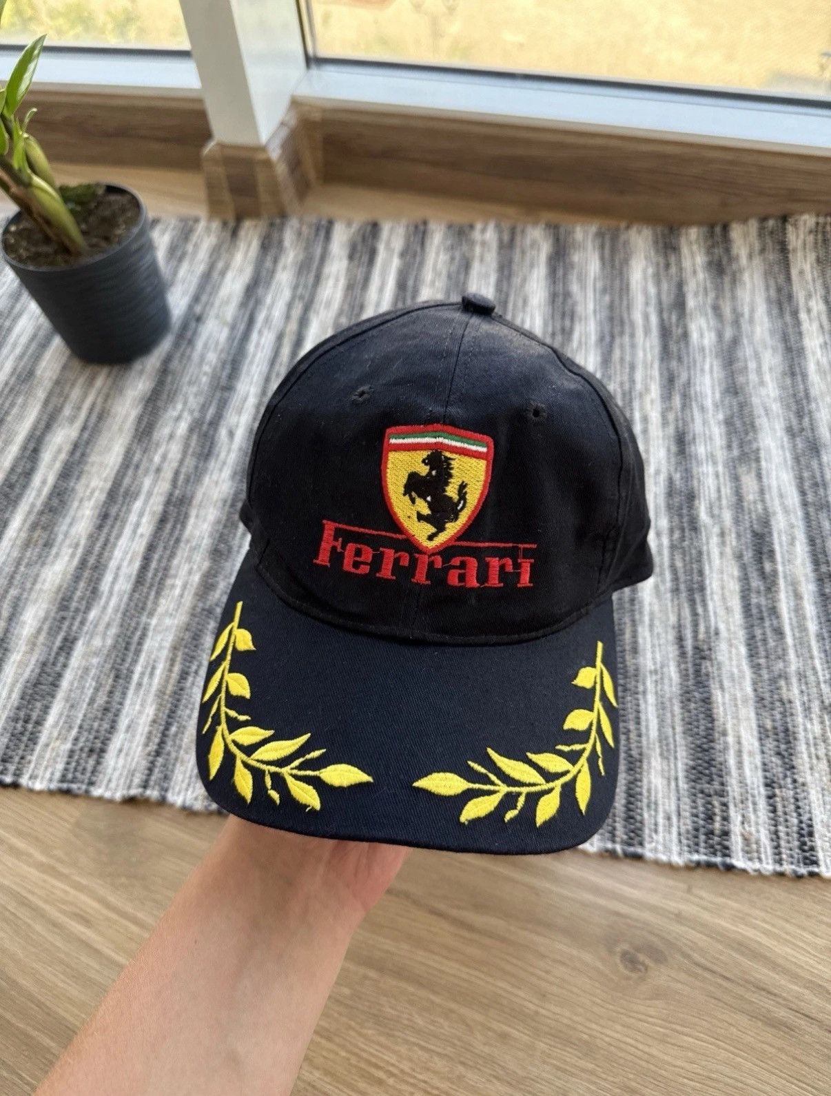 Ferrari VINTAGE 90s FERRARI RACING CAP SNAPBACK HAT BLACK RARE Size ONE SIZE - 1 Thumbnail
