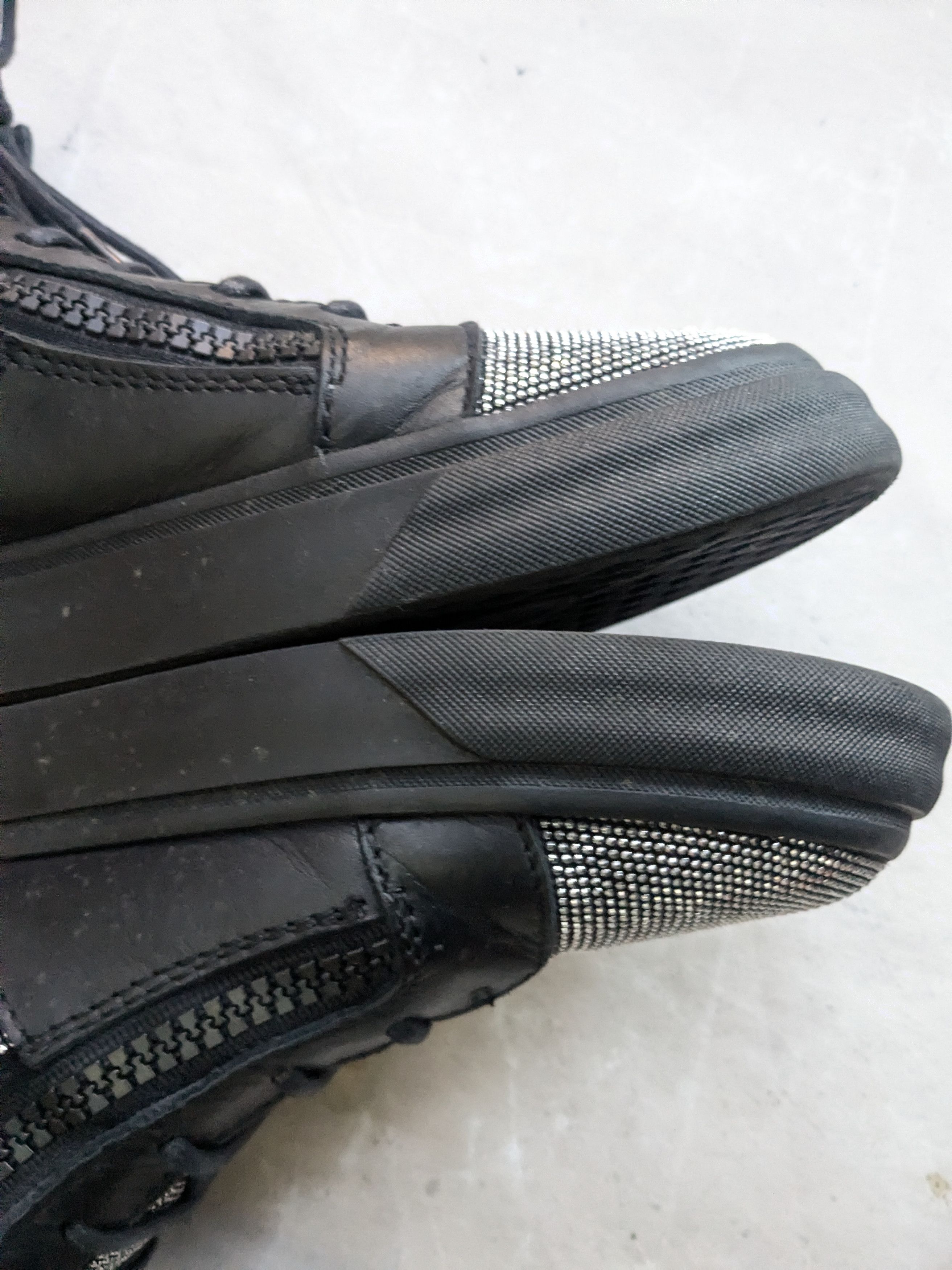 Giuseppe Zanotti Giuseppe Zanotti High Top Sneakers Black Silver 12 45 Size US 12 / EU 45 - 9 Thumbnail