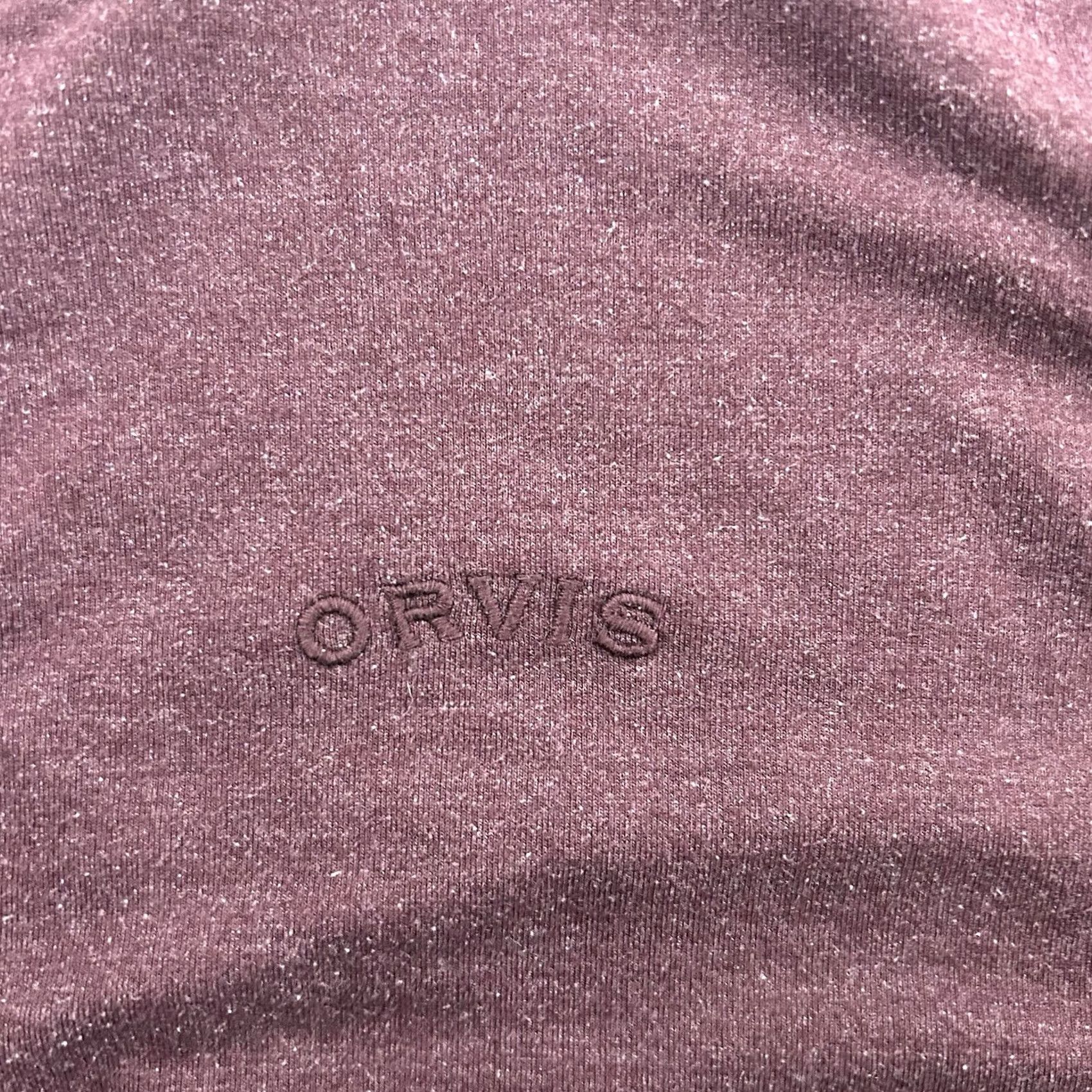 Orvis Orvis Long Sleeve 1/4 Quarter Zip Pullover Shirt Embroidered Logo Maroon XL Size US XL / EU 56 / 4 - 4 Thumbnail
